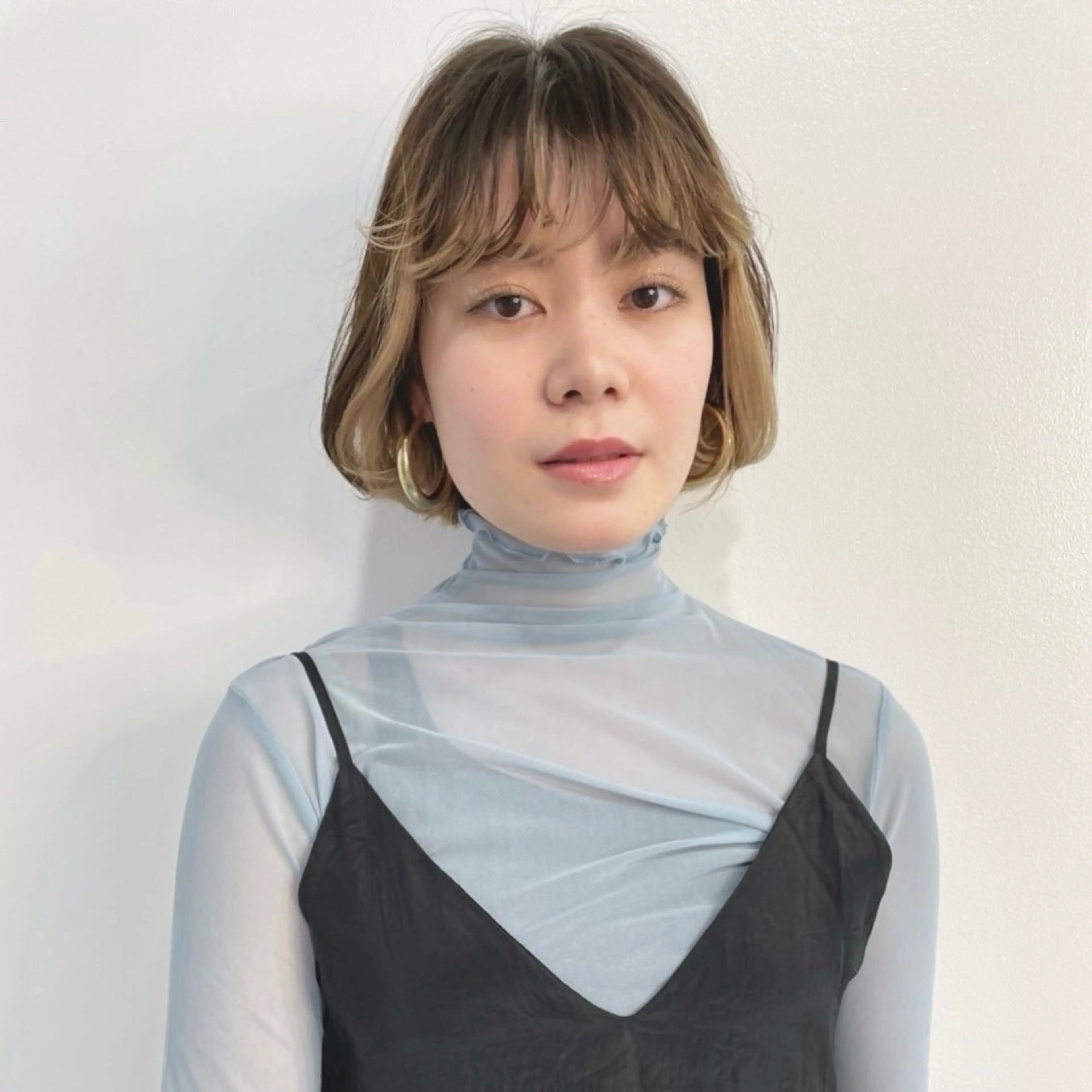 ショート カラー カット ヘアカラー トリートメント 透けるカラー 🫧かふうのヘアスタイル