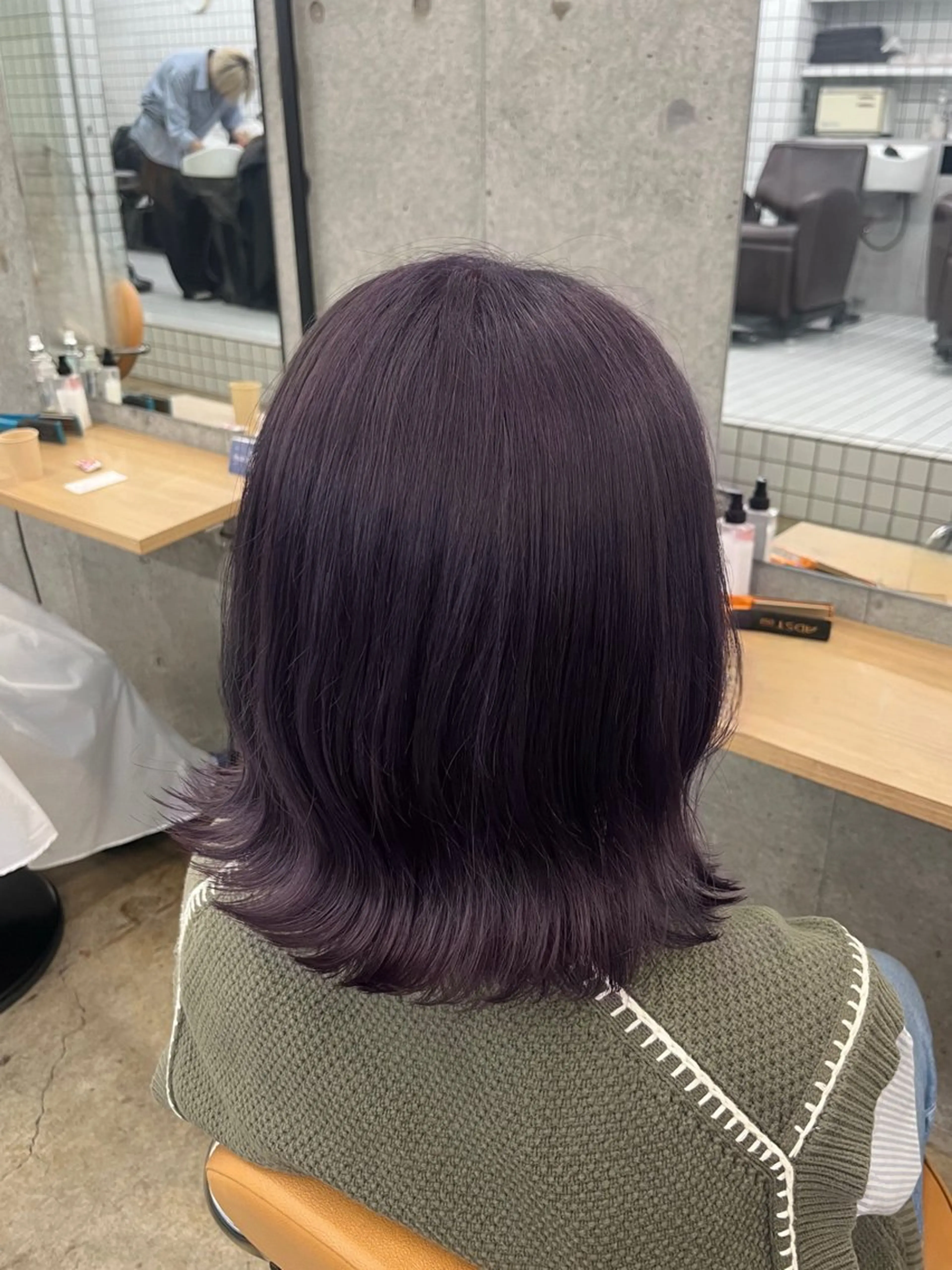 カラー ヘアカラー トリートメント ブリーチカラー×艶 🍨mihoのヘアスタイル