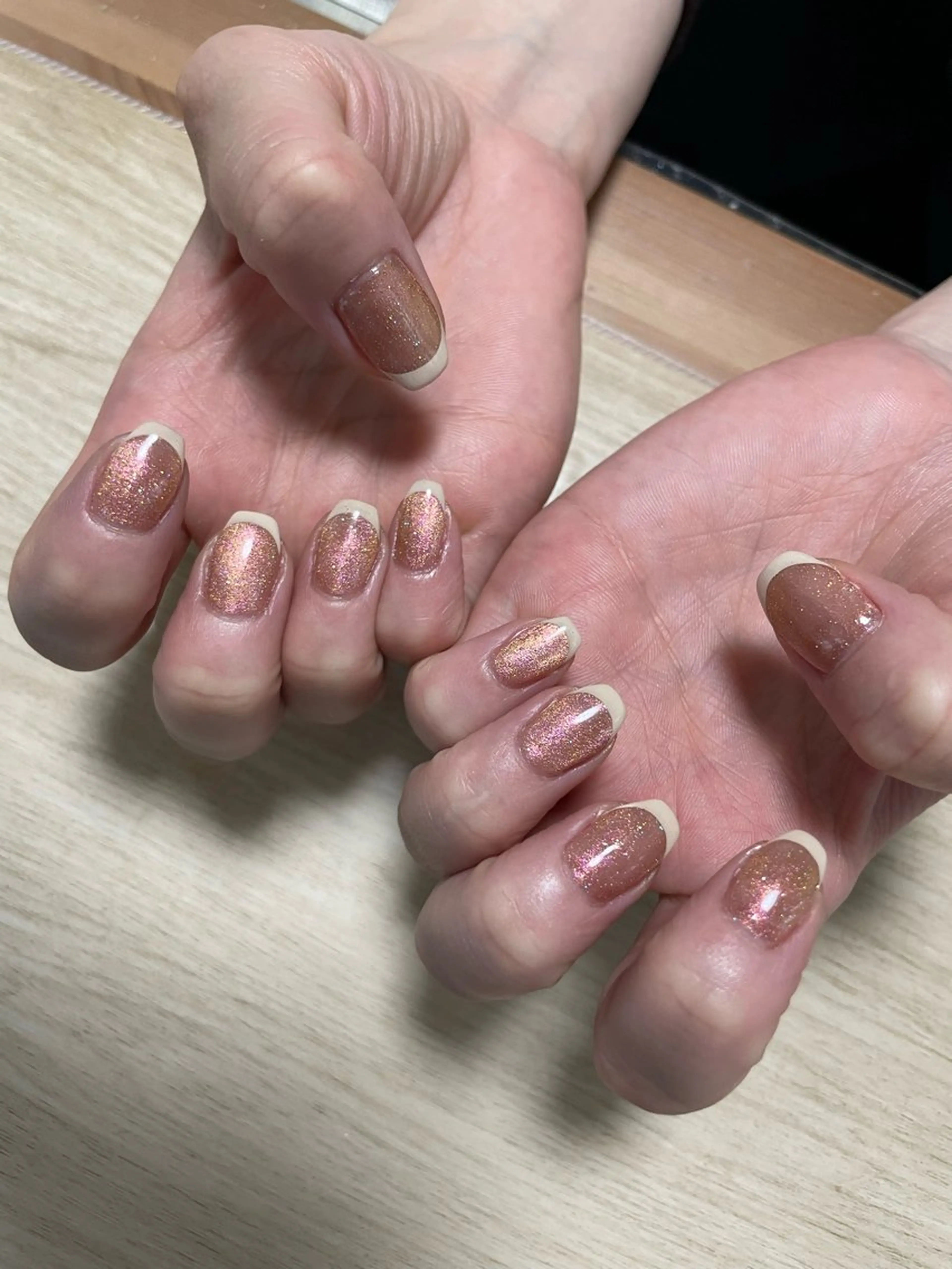 ネイル フレンチネイル マグネットネイル AZNAIL matsudaのネイルデザイン