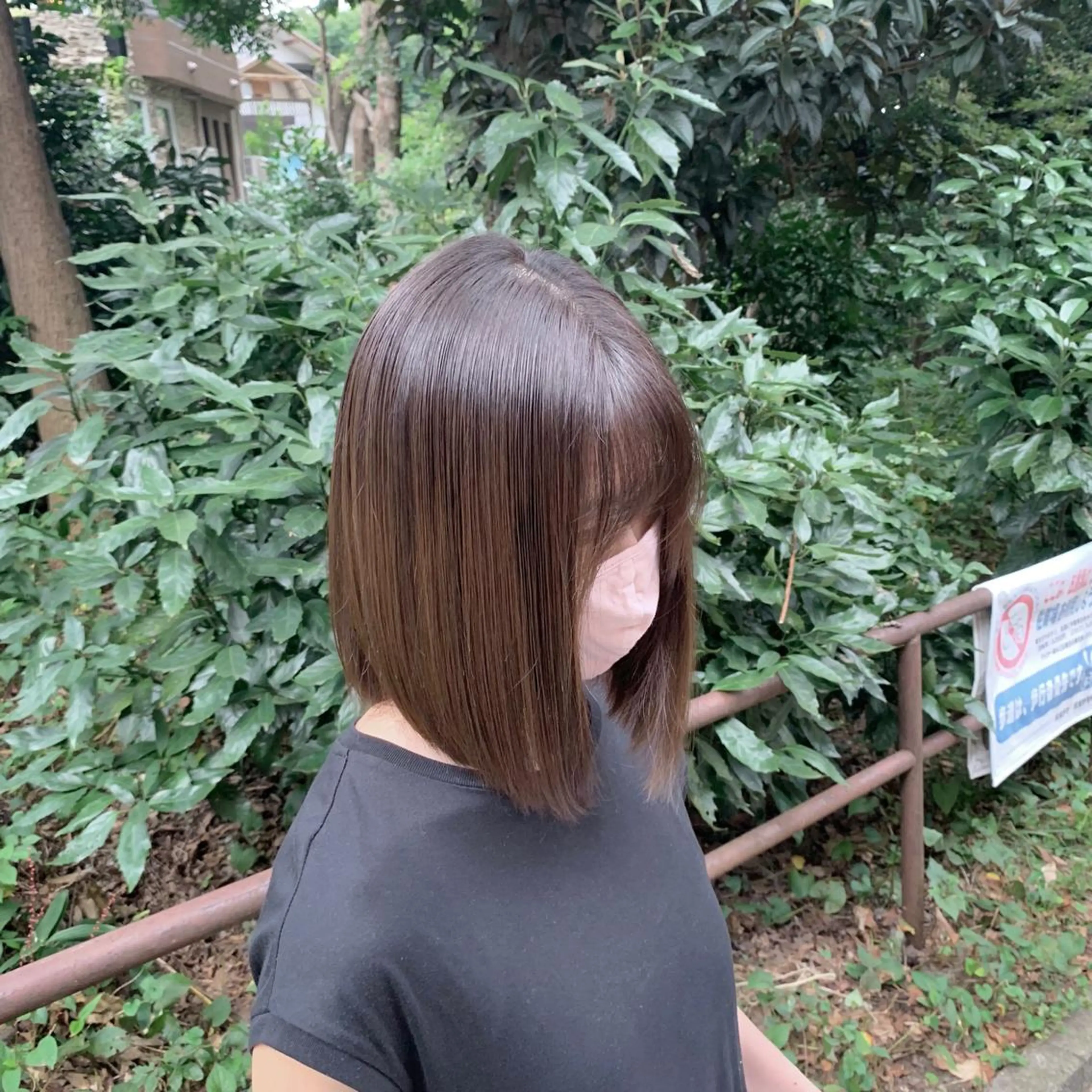 ミディアム カット ヘアカラー トリートメント little 小濱彰太のヘアスタイル