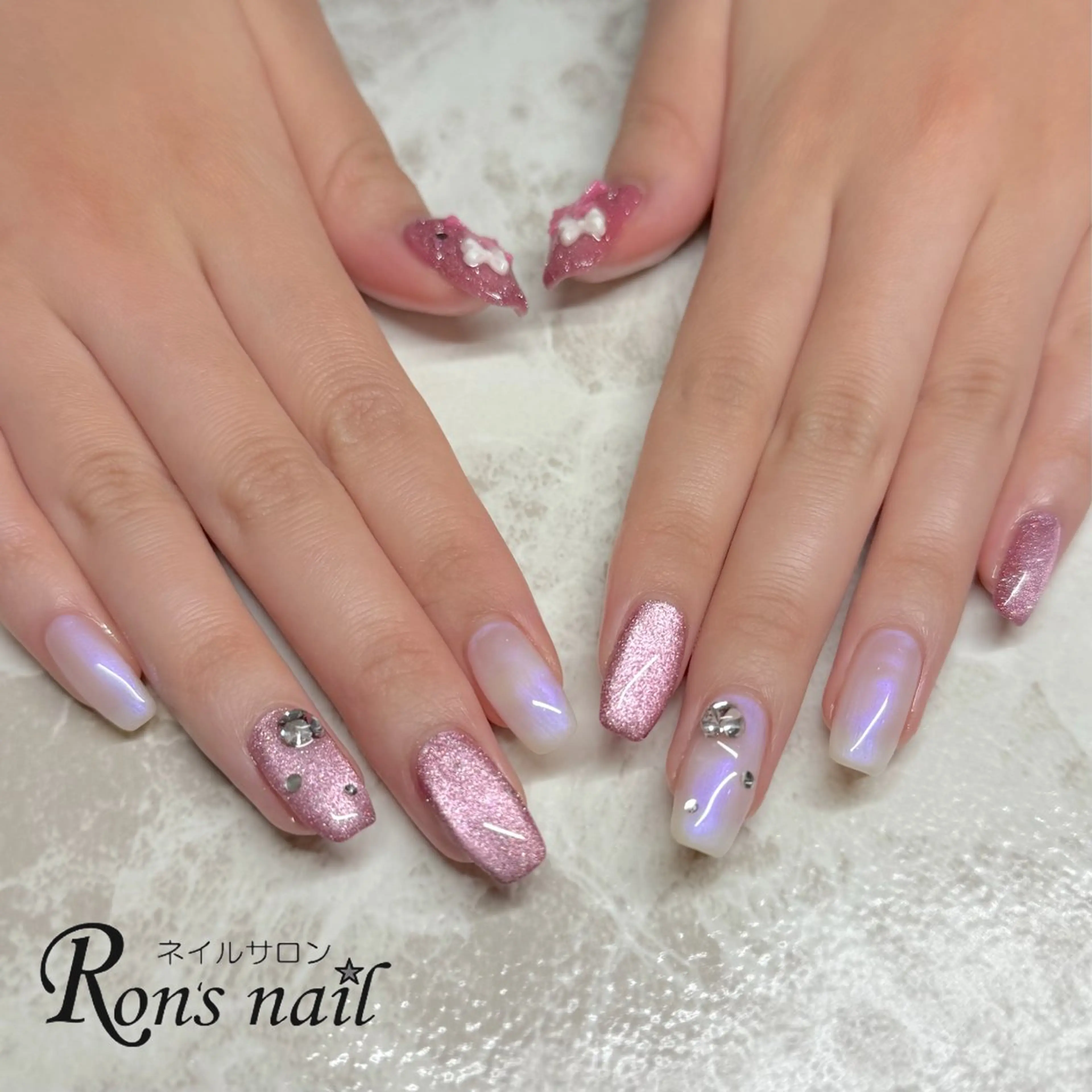 ネイル Ron's nail 笹岡のネイルデザイン