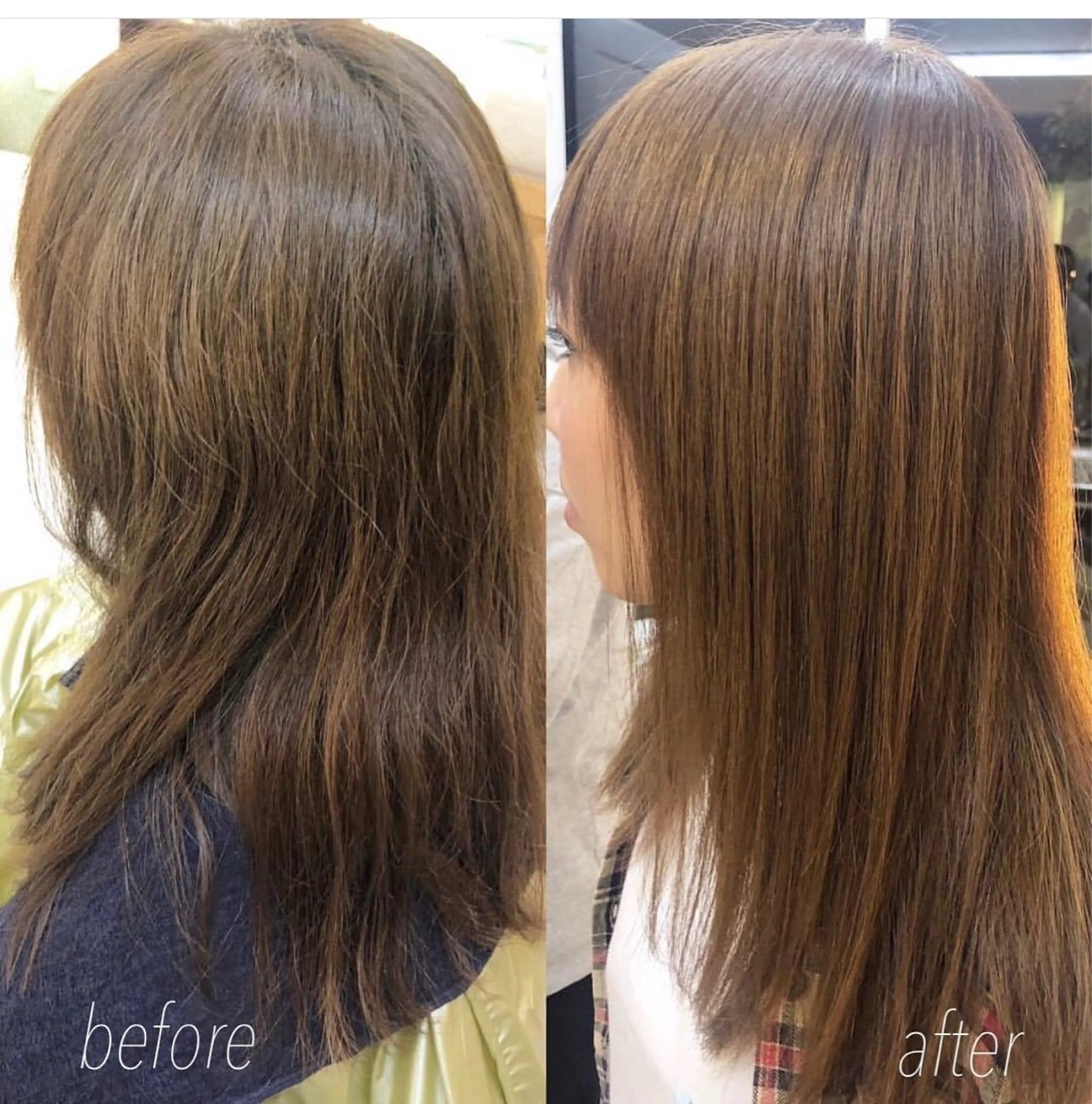 セミロング カラー 縮毛矯正 トリートメント raffine  esthetic salon所属・🌻raffine 脱毛/まつ毛/ヘアーのエステ・リラクイメージ