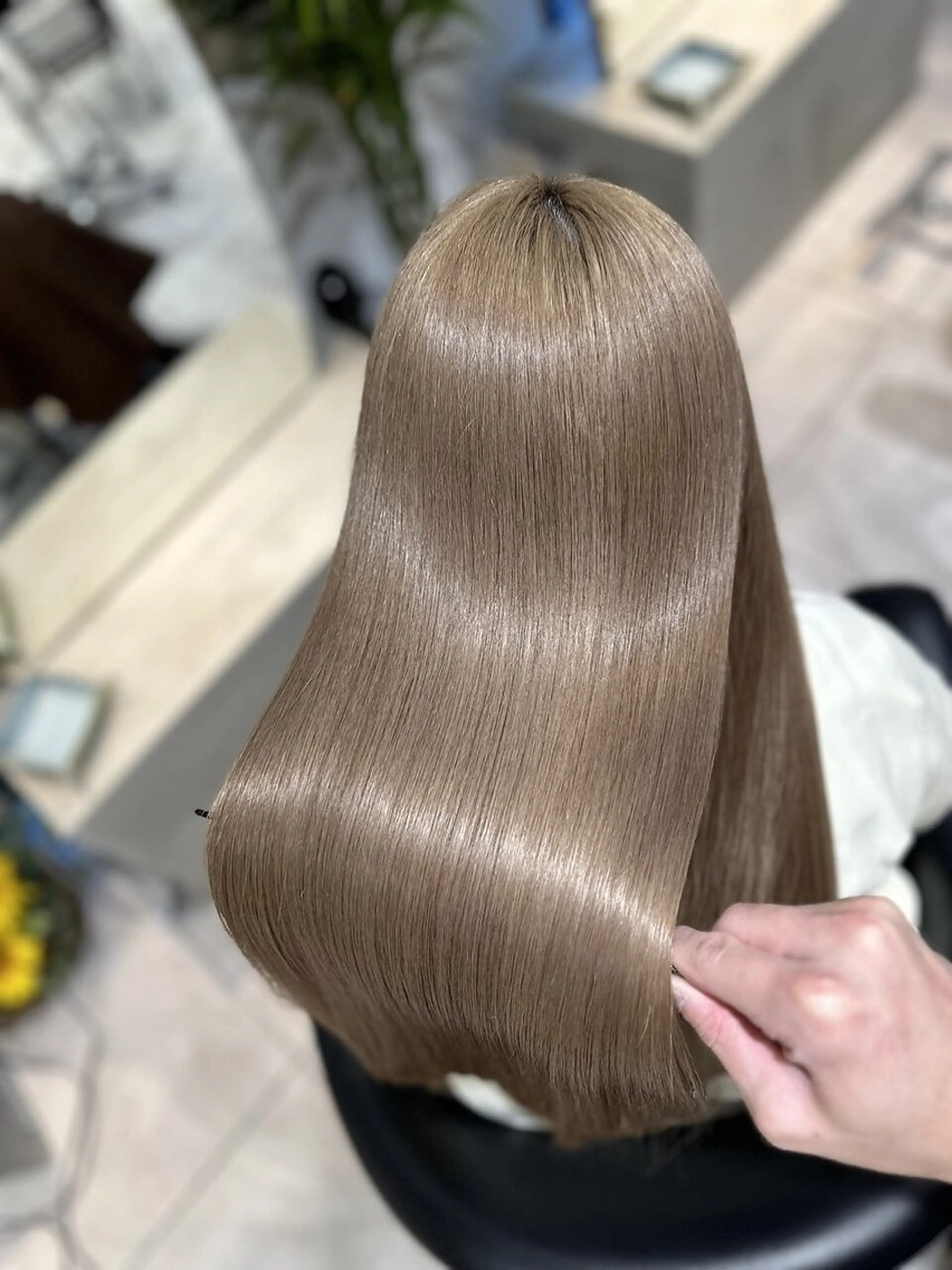 ロング カット 縮毛矯正 トリートメント 美髪矯正🫧艶髪特化 🫧関口太郎のヘアスタイル