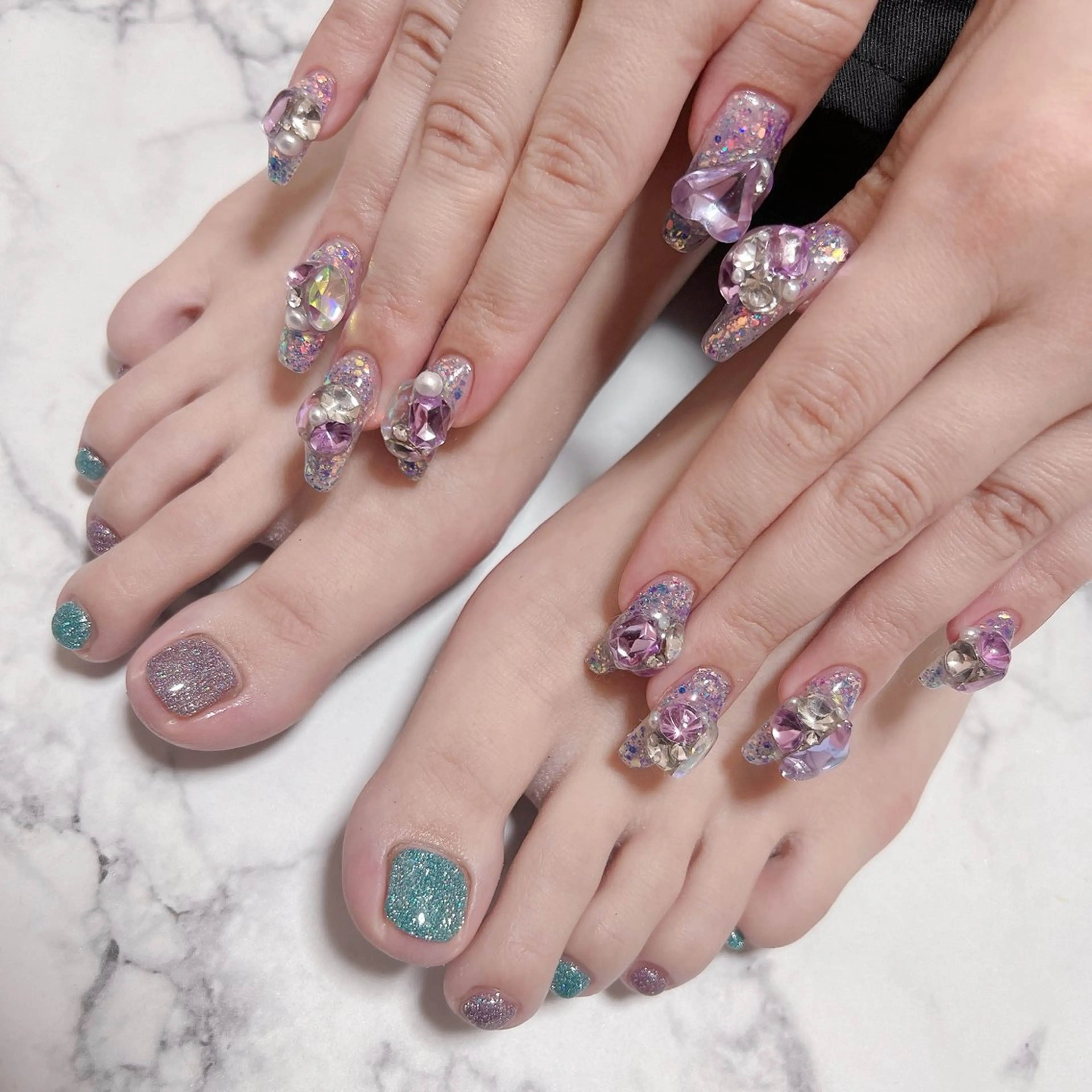 ネイル フラッシュネイル フットネイル 韓国ネイル 持ち込み ニュアンスネイル ハンドネイル koto nailのネイルデザイン