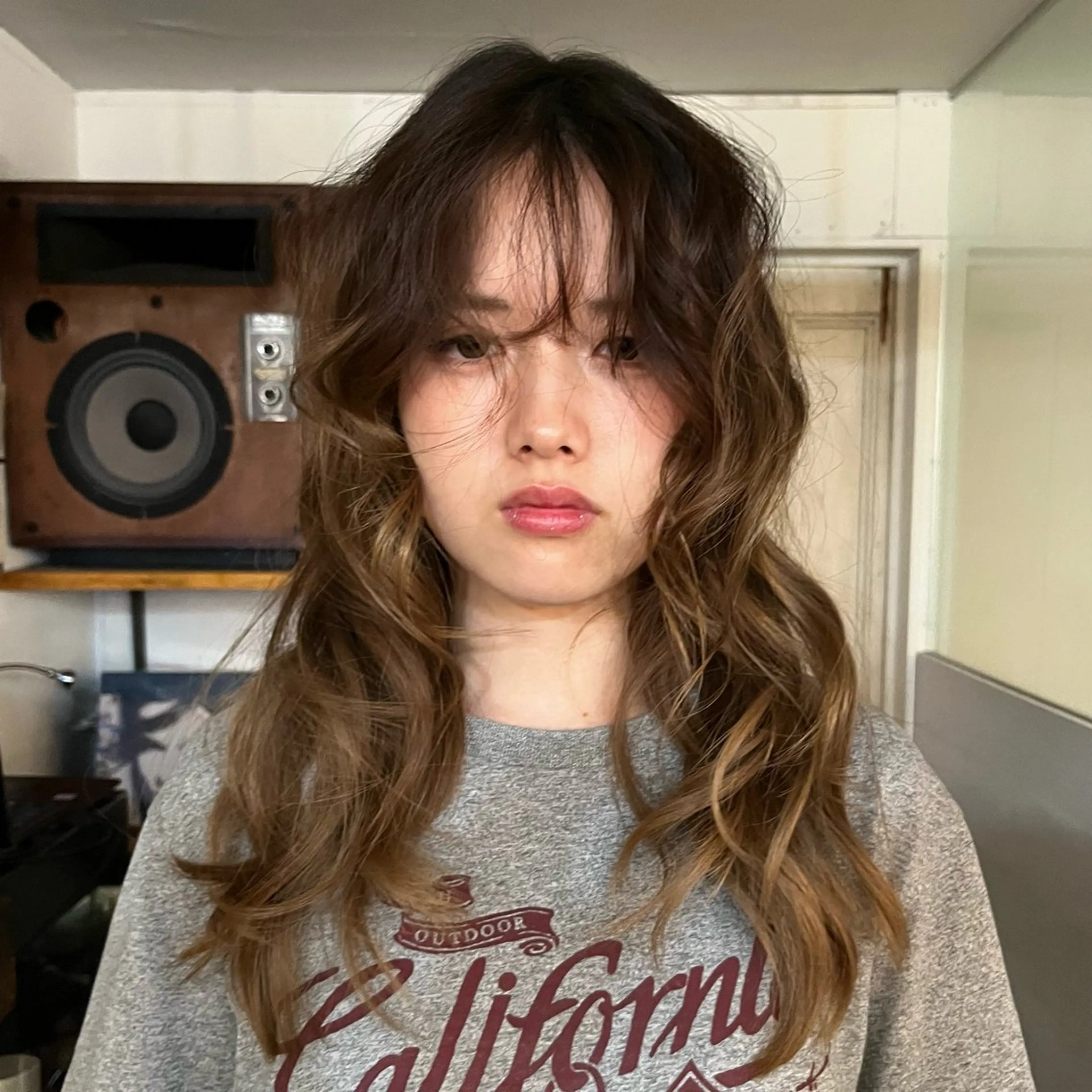 ロング ヘアアレンジ レイヤー/ベージュ mikuのヘアスタイル