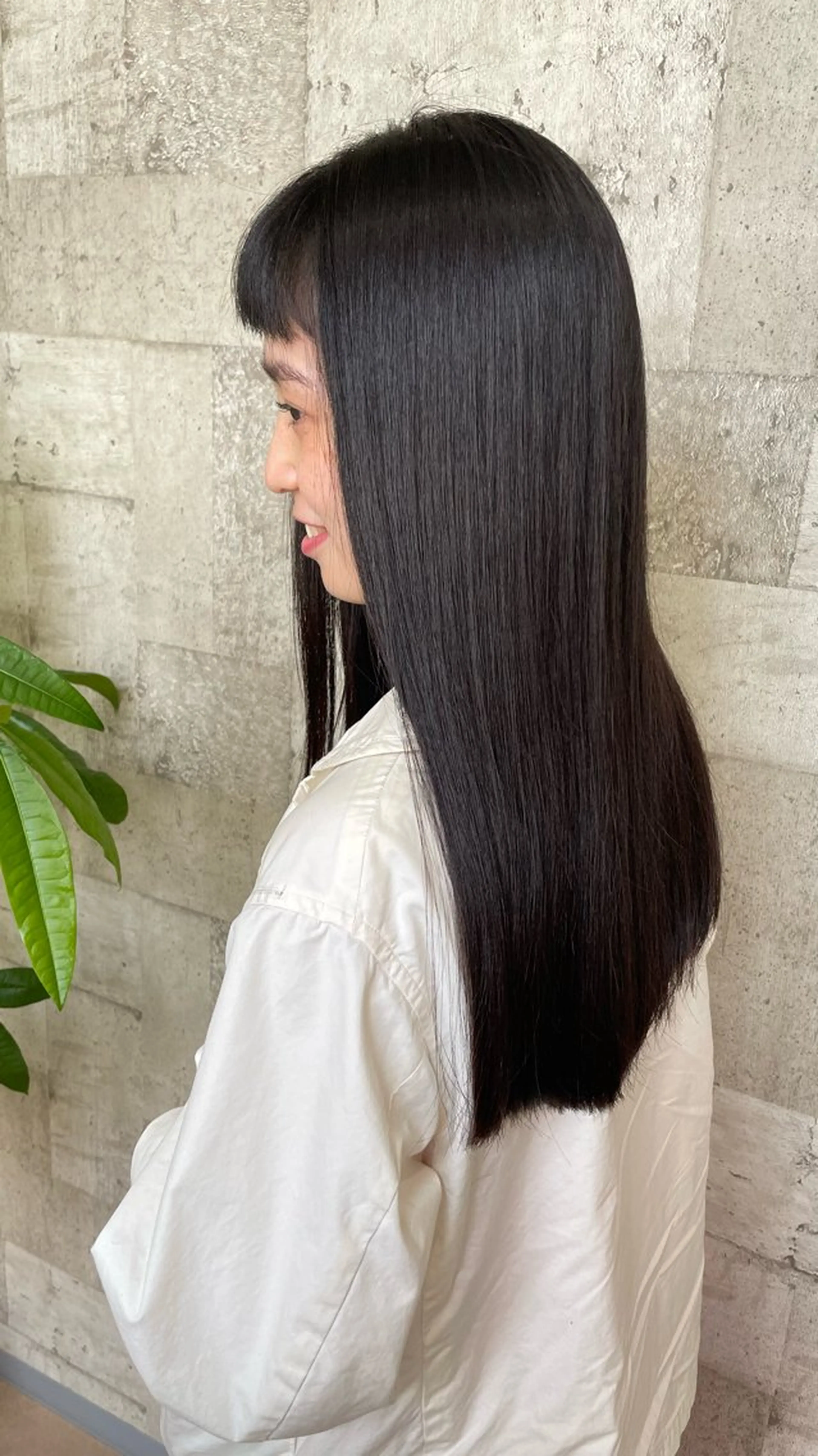 ロング 縮毛矯正 縮毛矯正 🍒中川葵久美🍒 レイヤー/メンズのヘアスタイル