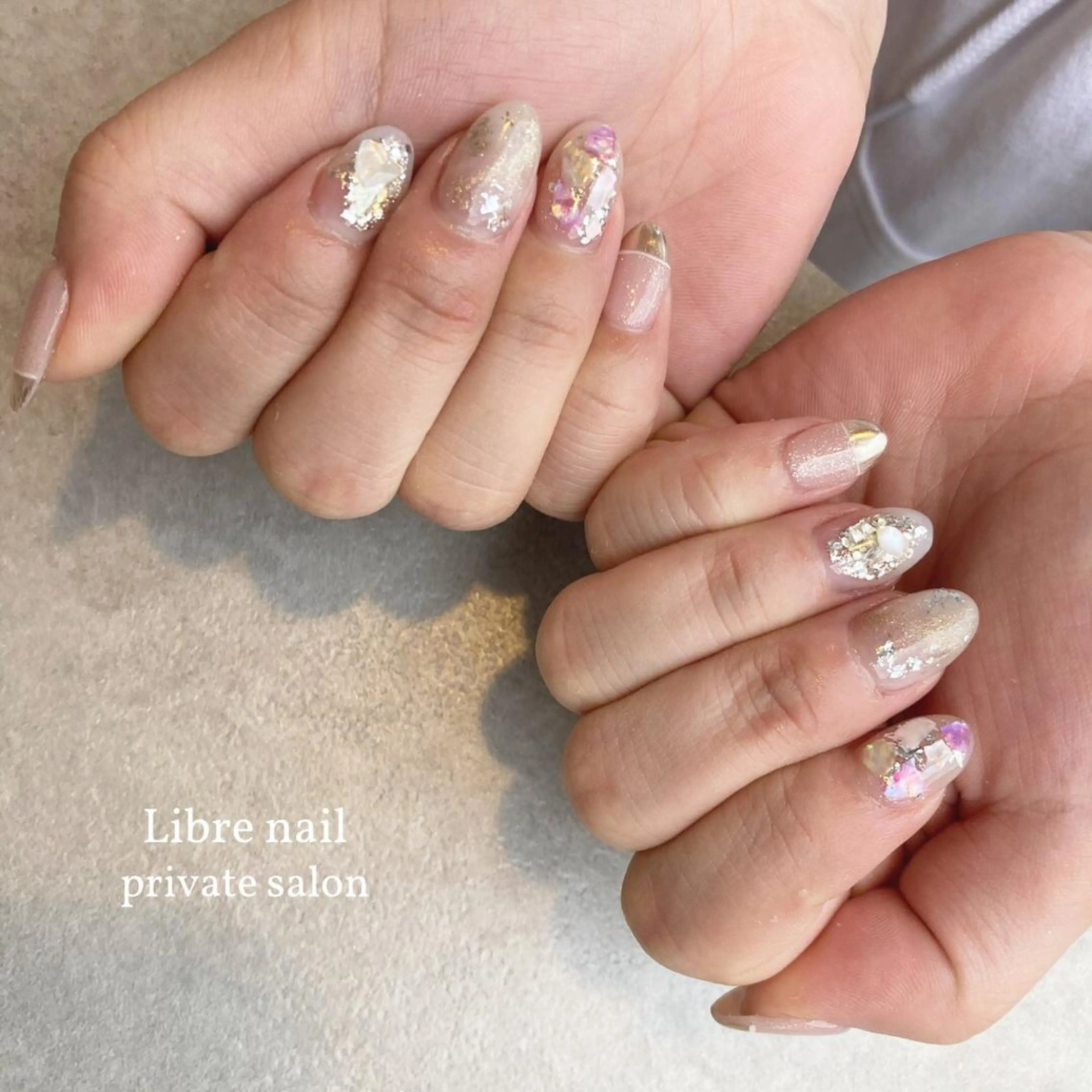 ネイル ピンク 【Libre】 -ﾘﾌﾞﾚﾈｲﾙ-のネイルデザイン