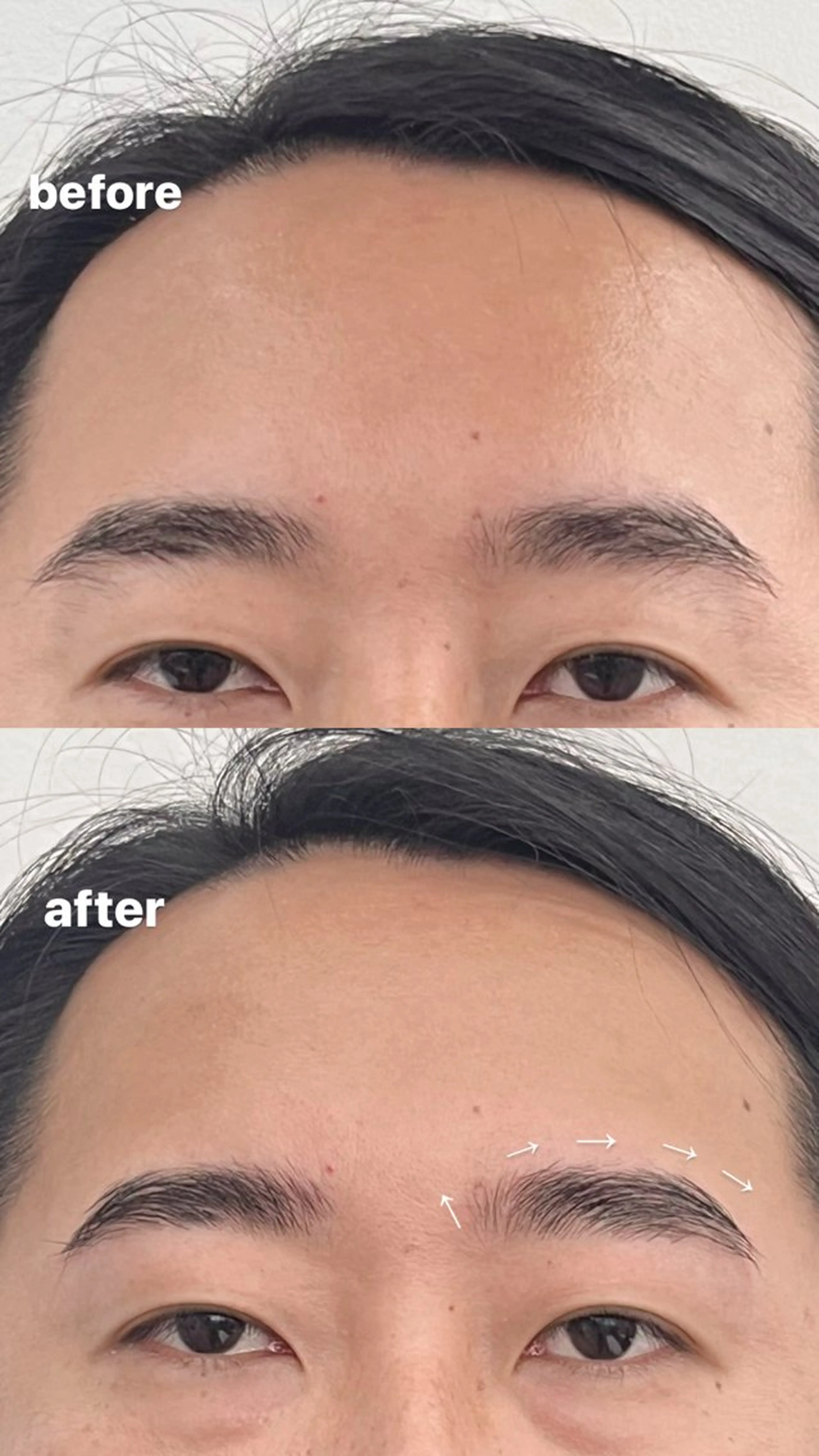 メンズ アイブロウ ハリウッドブロウリフト メンズアイブロウ 草加/ miyu 🫧の眉毛・アイブロウイメージ