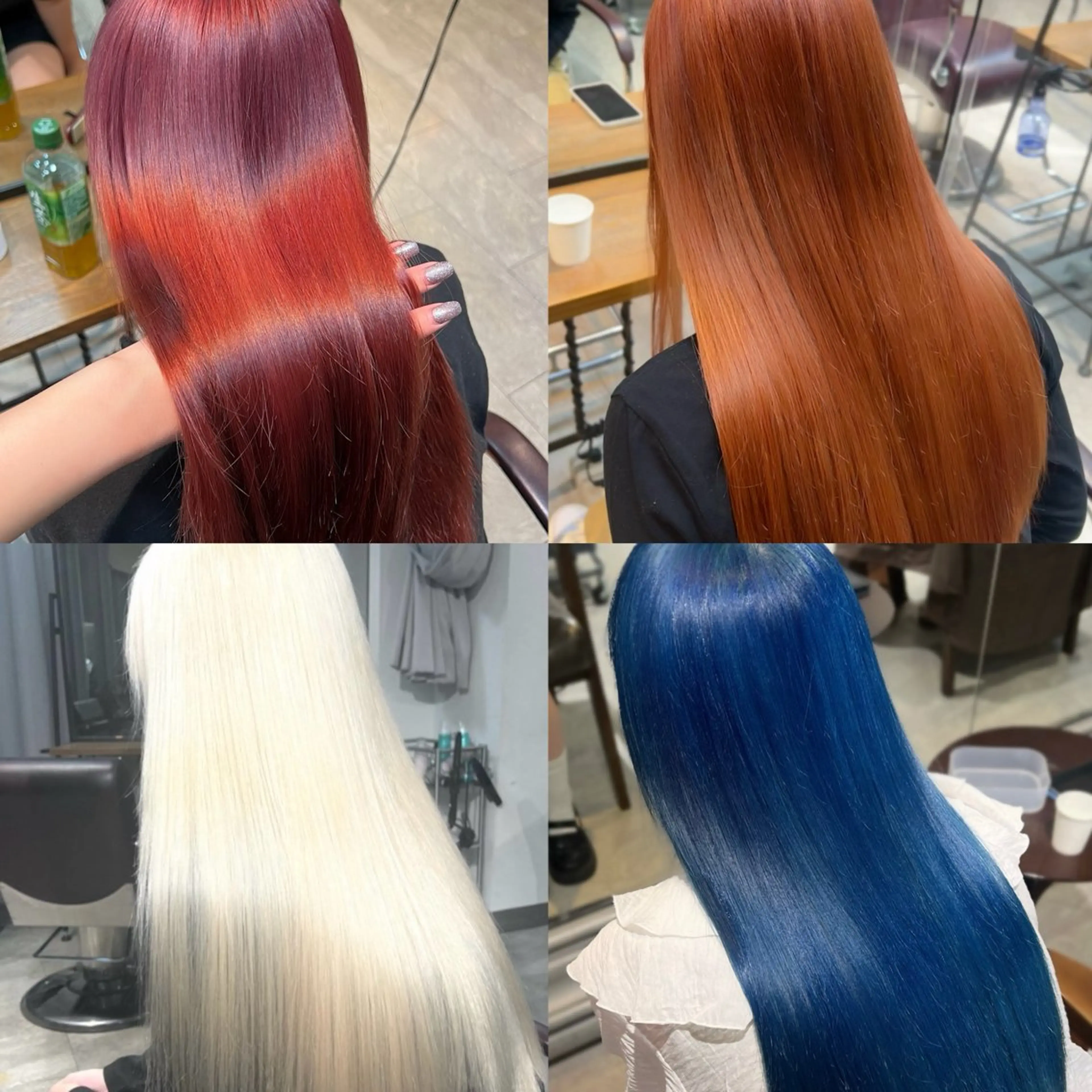 ロング カラー ヘアアレンジ 🎀ハイトーン・艶 カラー HANA🎀のヘアスタイル