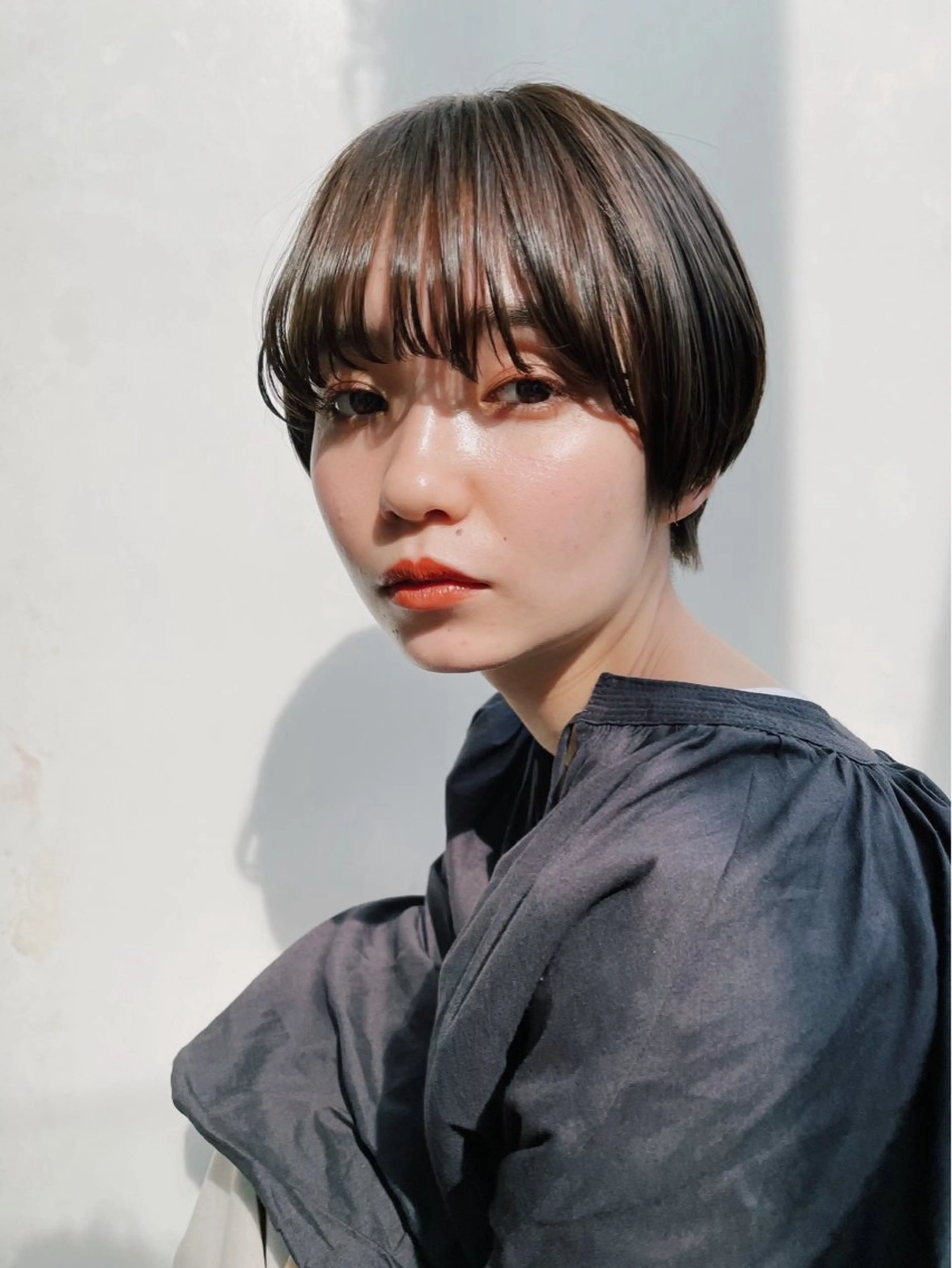 ショート ショートヘア ヘアセット/透明感 カラー/MIHO♡のヘアスタイル