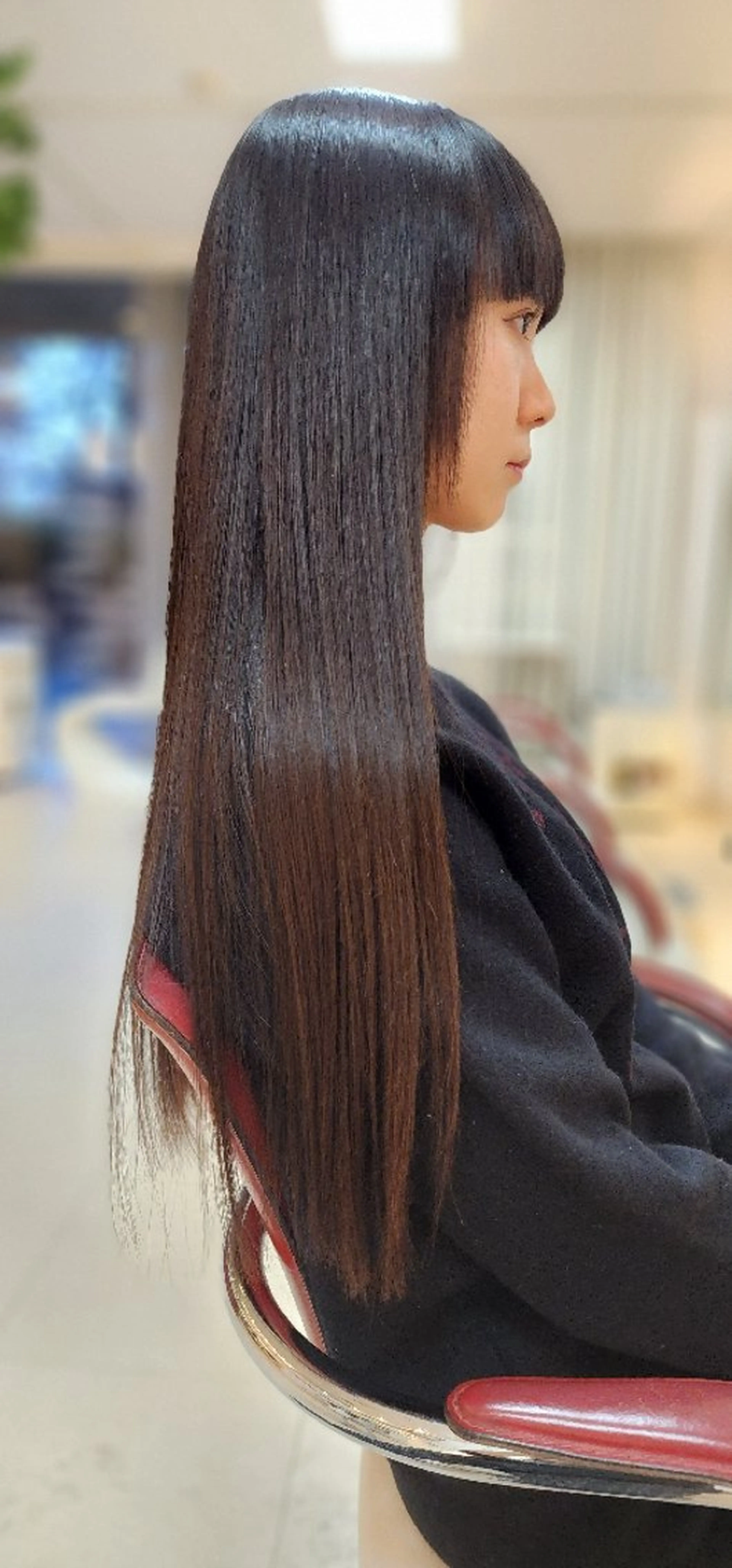 ロング パーマ ロング 縮毛矯正 hairmake Juinのヘアスタイル