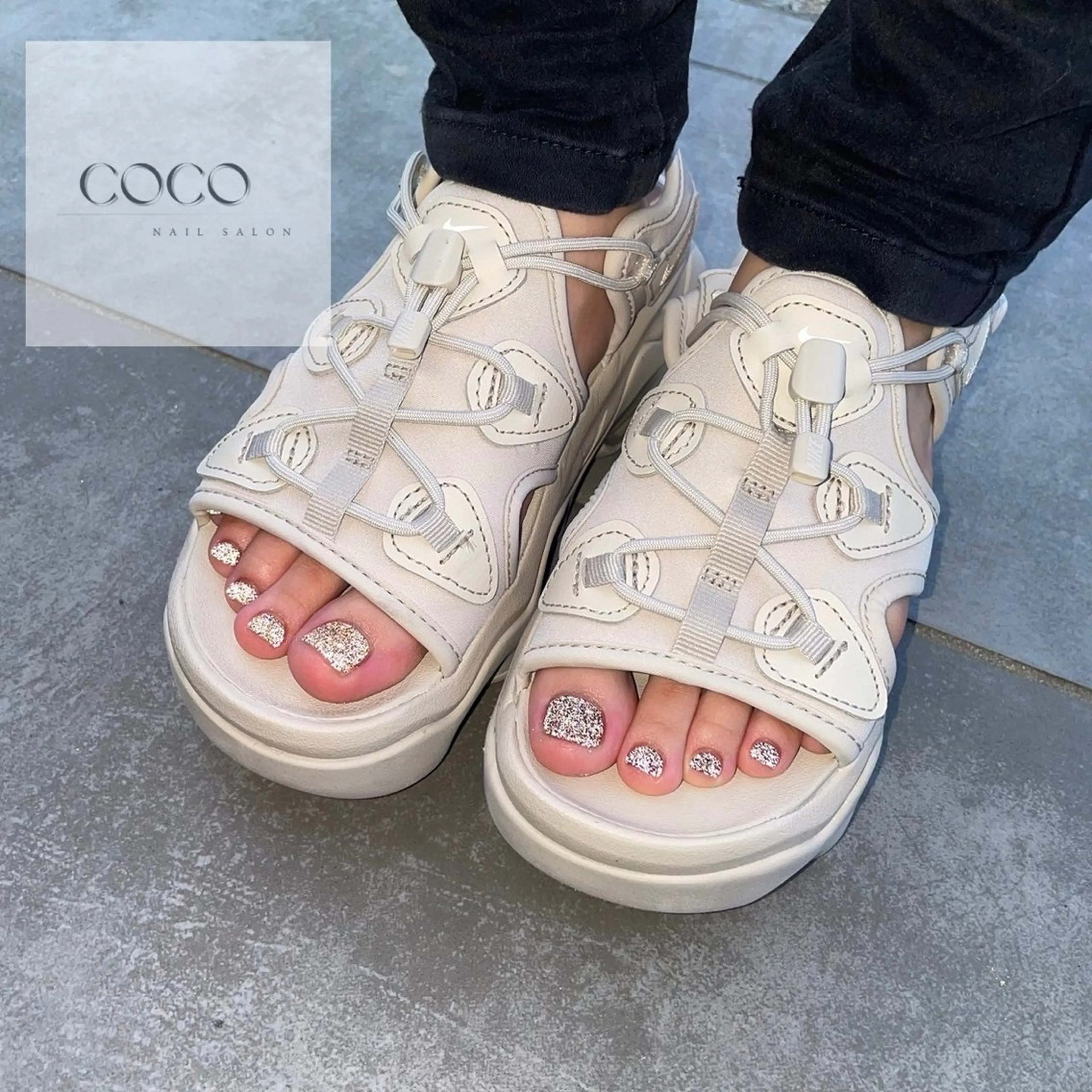 ネイル フラッシュネイル フットネイル NAIL SALON / 耳ﾂﾎﾞ HBLのネイルデザイン