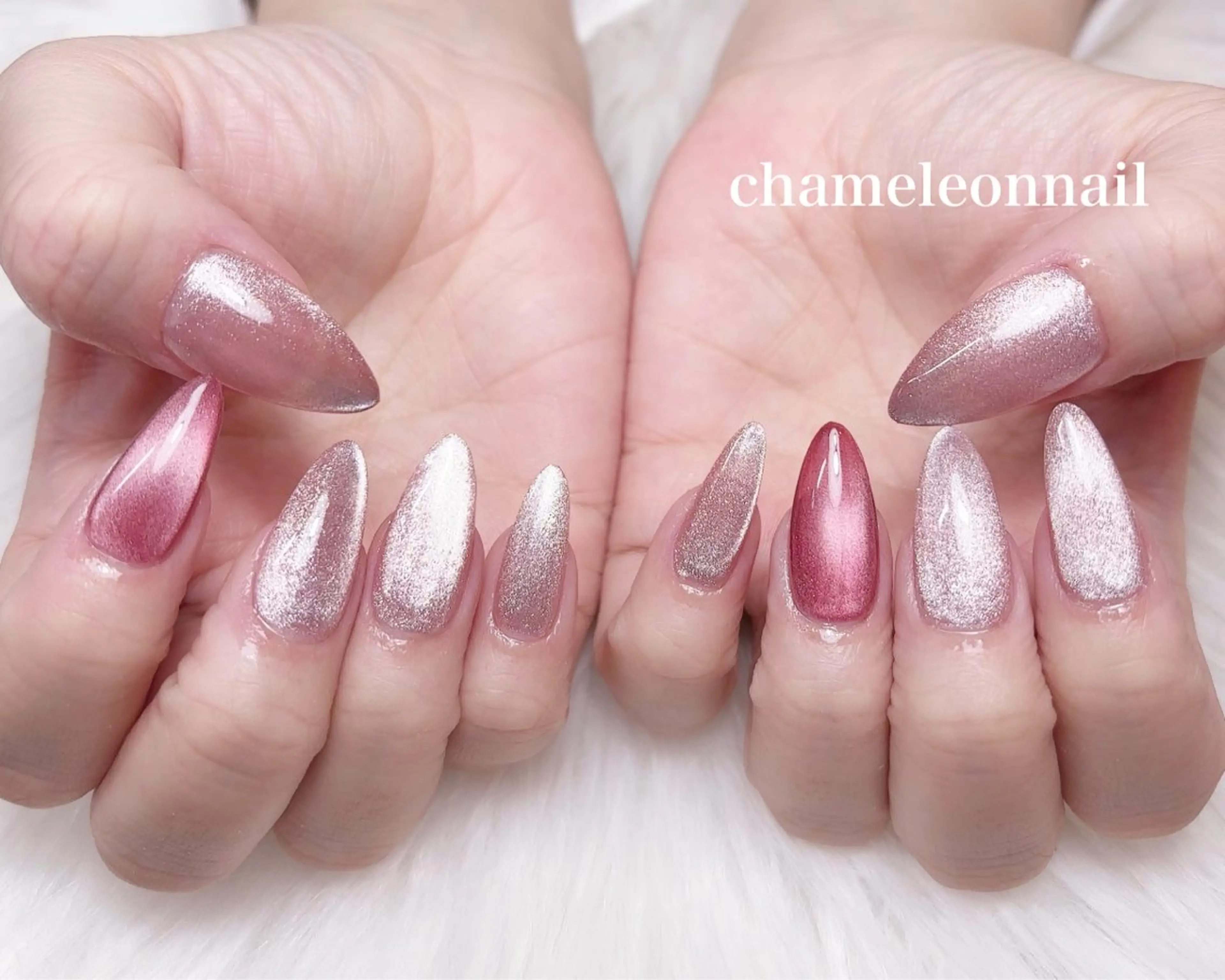 ネイル マグネットネイル カメレオンネイル ⭐︎kaori⭐︎のネイルデザイン