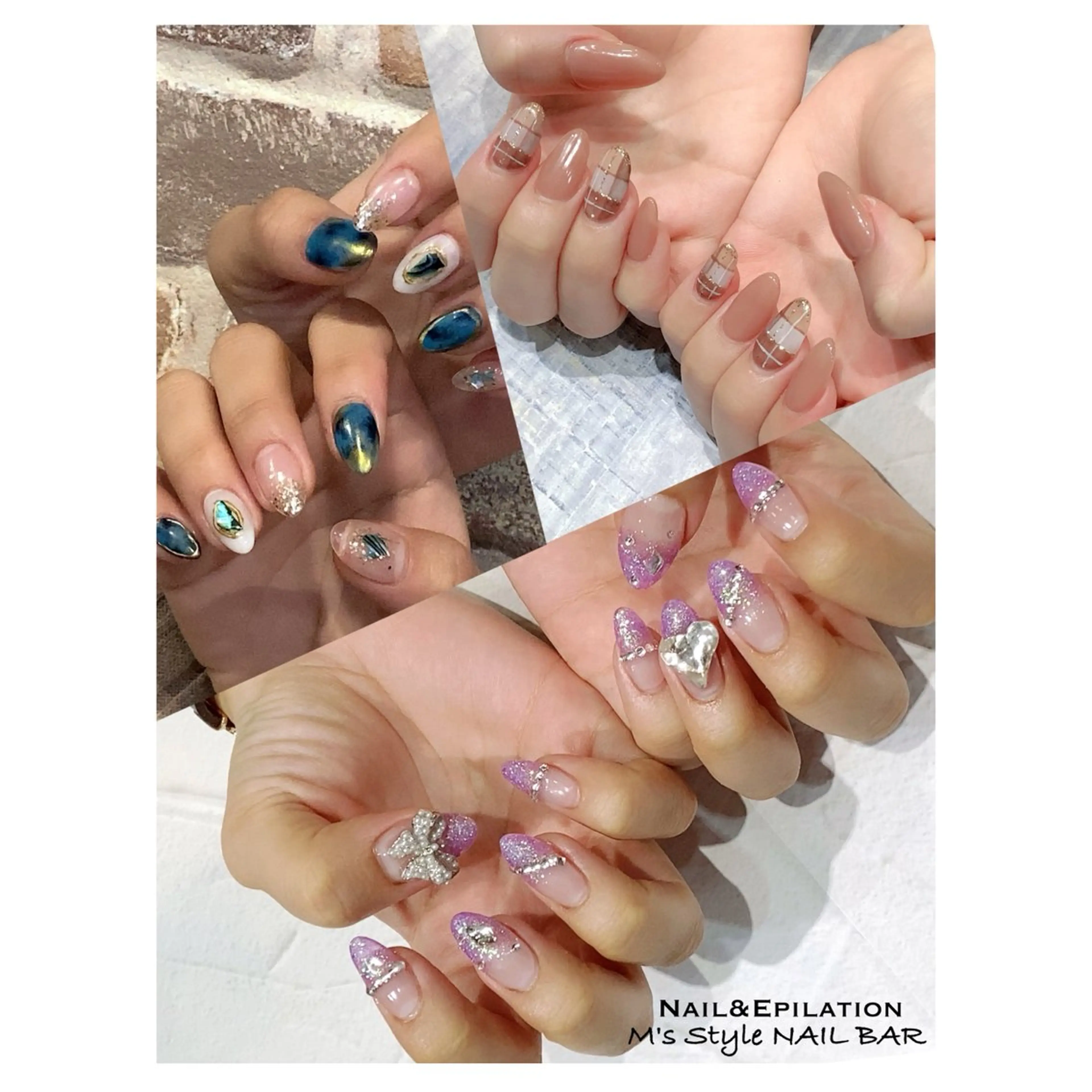 ネイル 成人式 フットネイル フレンチネイル ジェルネイル 韓国ネイル ハンドネイル M's Style NAIL BARのネイルデザイン