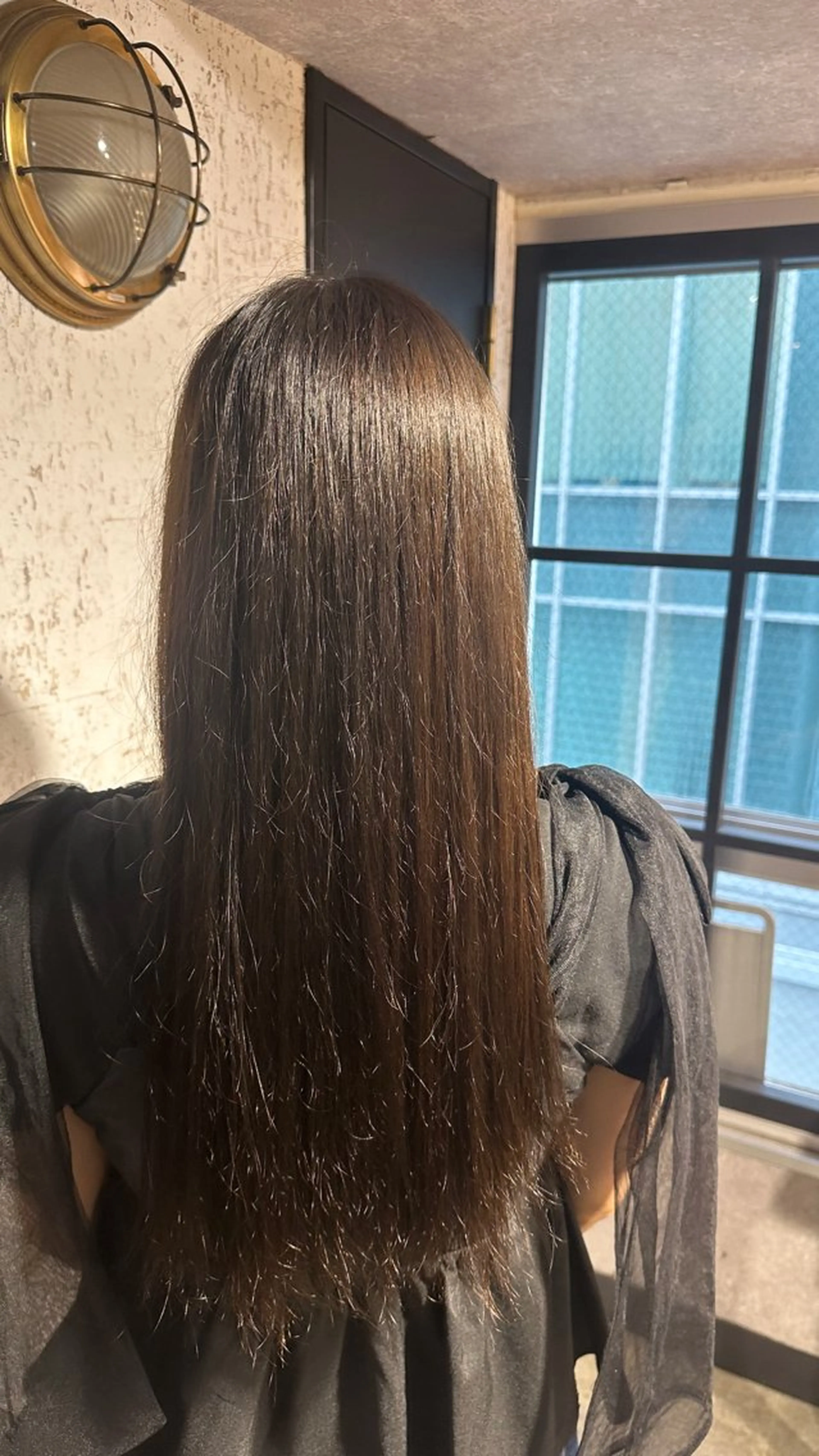 ロング カラー グレージュ ヘアカラー トリートメント 💚銀座/ボブ /縮毛矯正/芦川💚のヘアスタイル