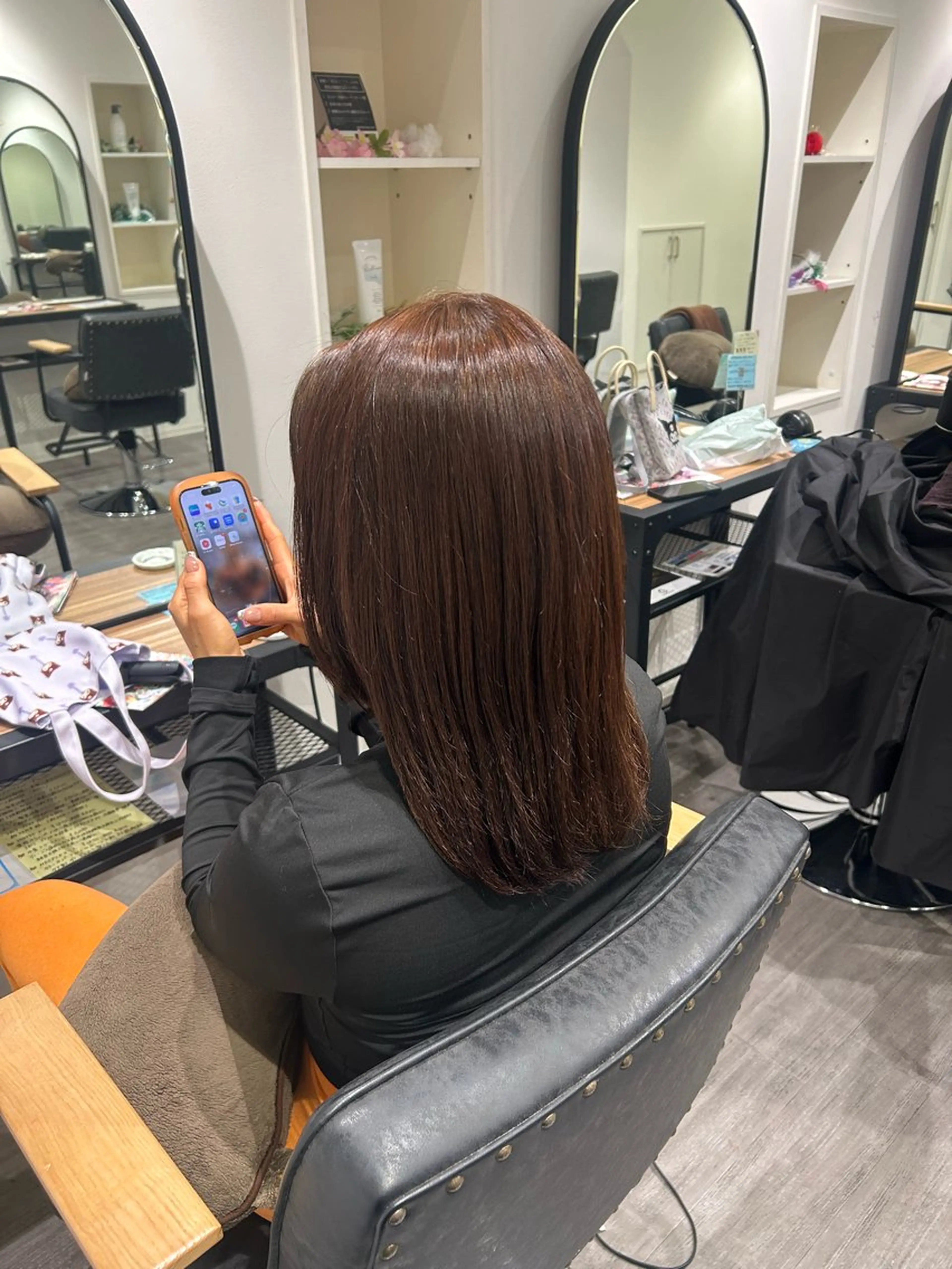 ミディアム カラー アッシュ ベージュカラー cocotte 💟草間紫音💟のヘアスタイル