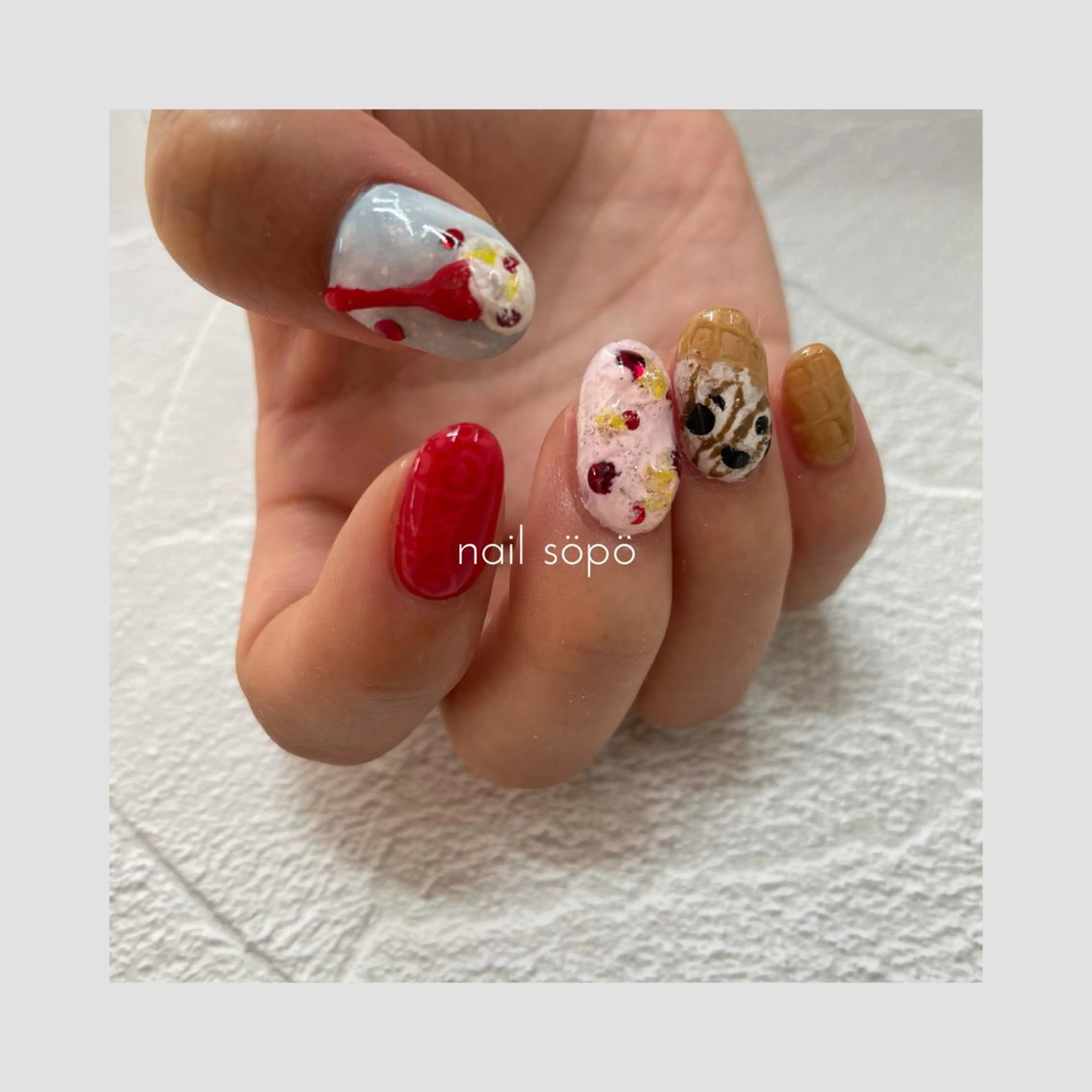 ネイル 自由が丘✳︎奥沢 nail söpöのネイルデザイン