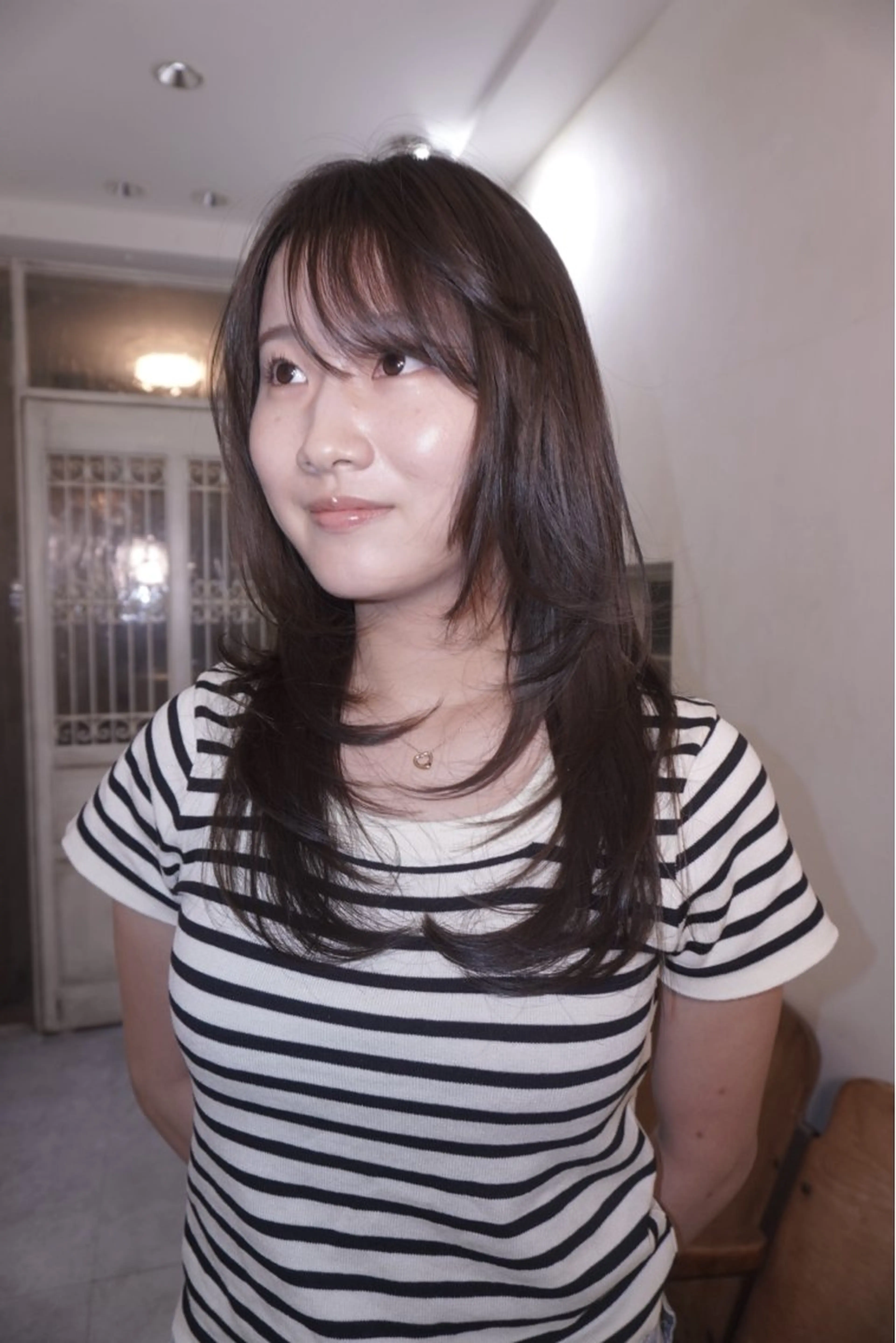 セミロング カット レイヤーカット/ 管原久遠のヘアスタイル