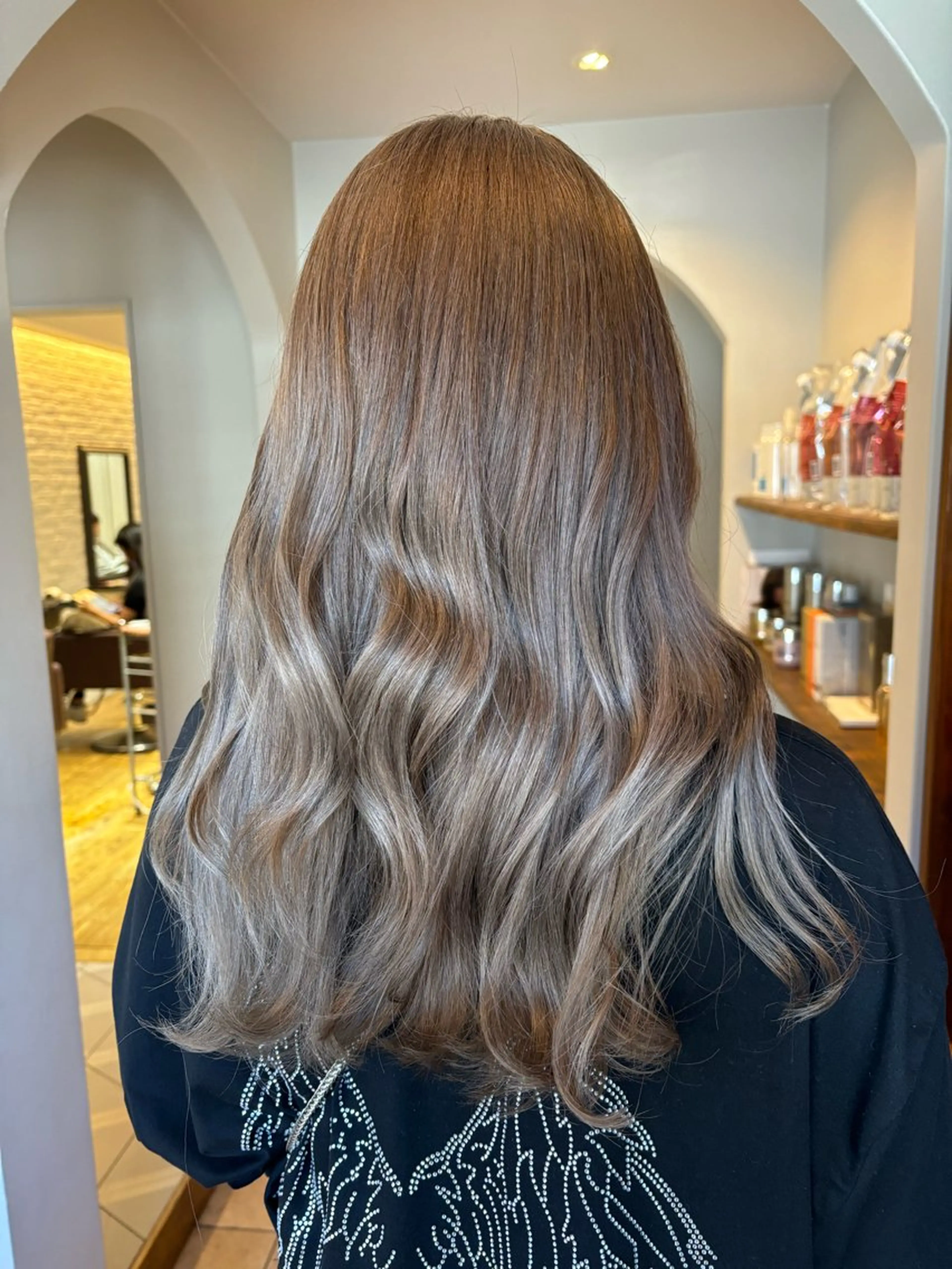 セミロング ヘアカラー トリートメント 透明感カラー🎀 tasty／makoのヘアスタイル