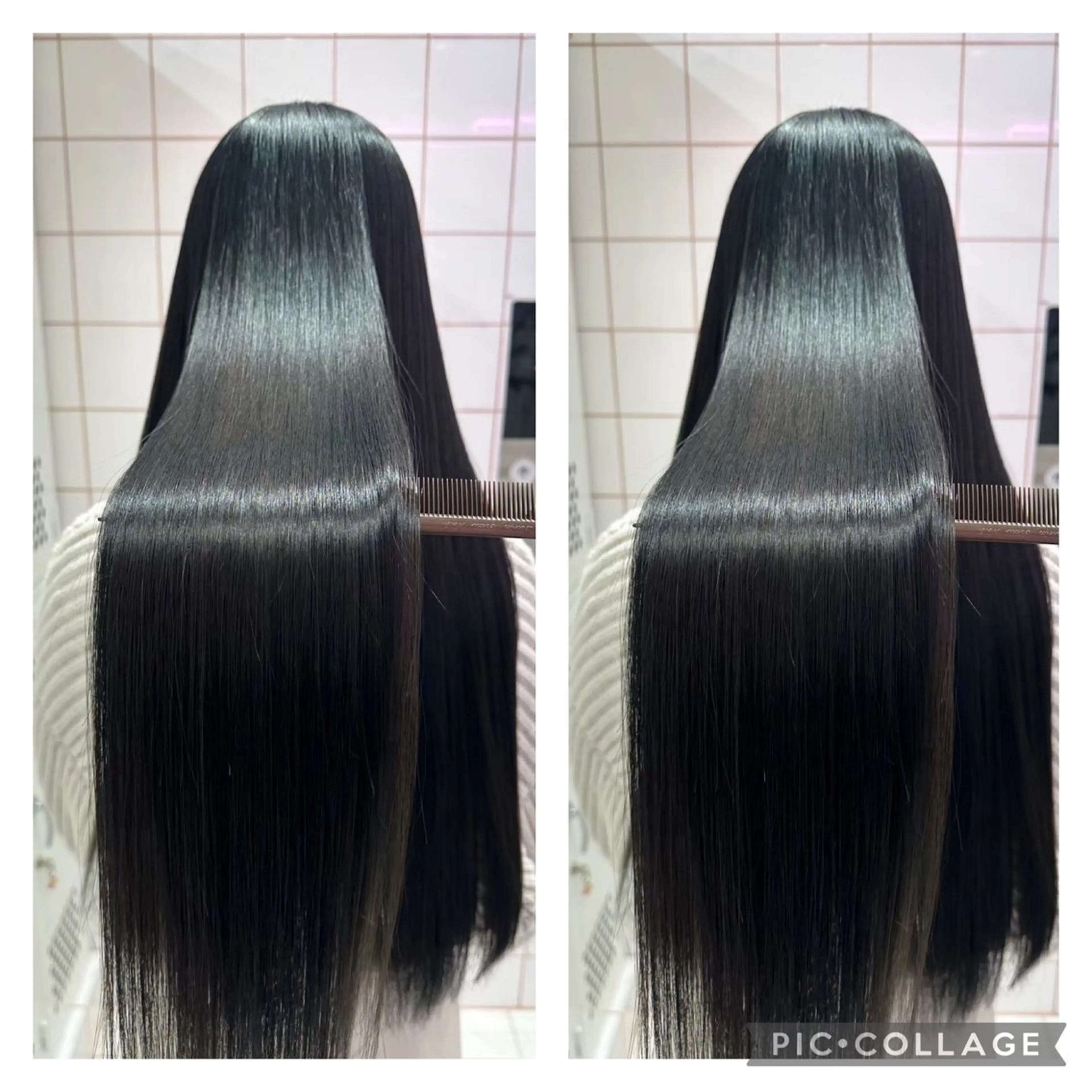 ロング 郁弥モテショート💕 髪質改善ストレートのヘアスタイル