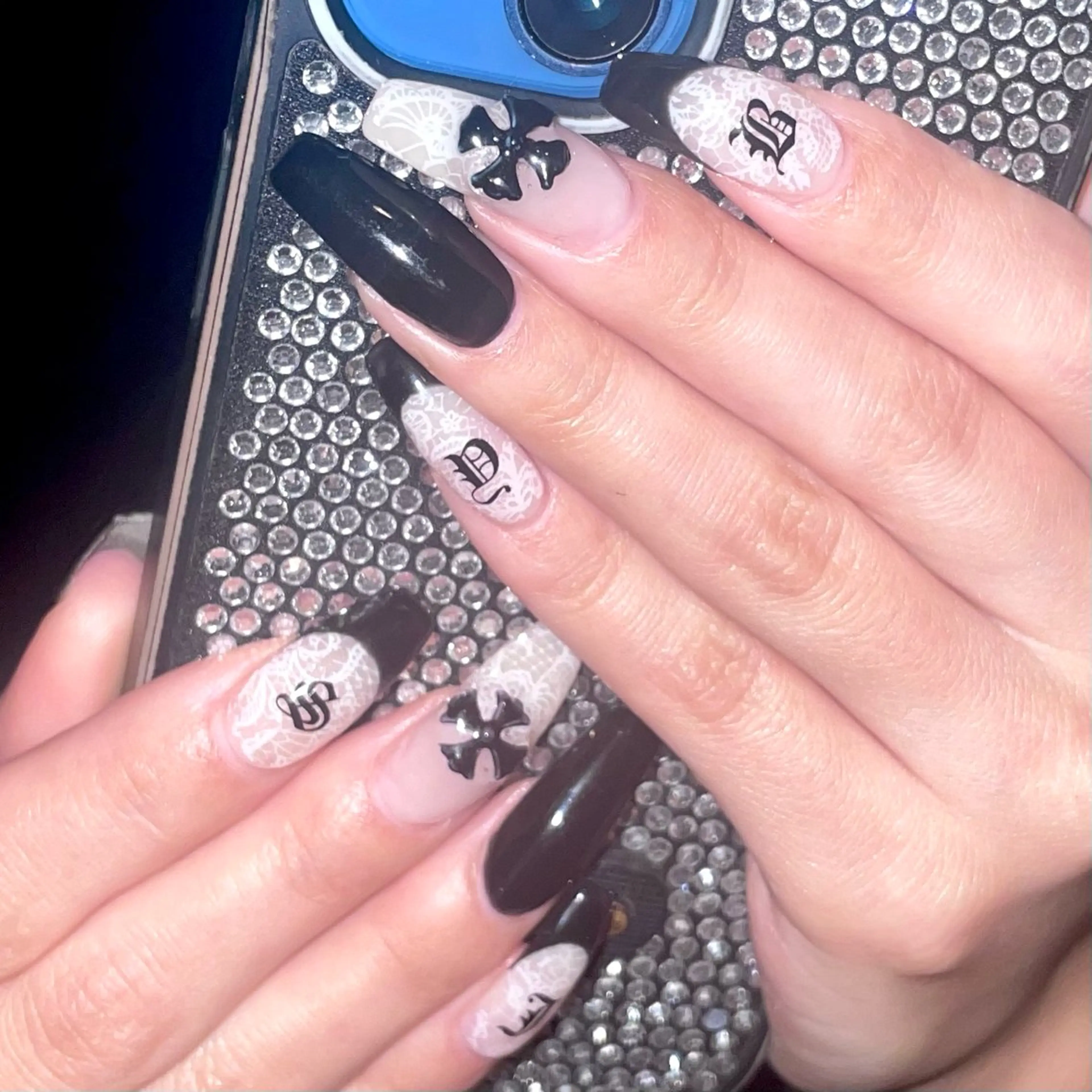 ネイル レース ハンドネイル Nail ヌシん家 AKANEのネイルデザイン