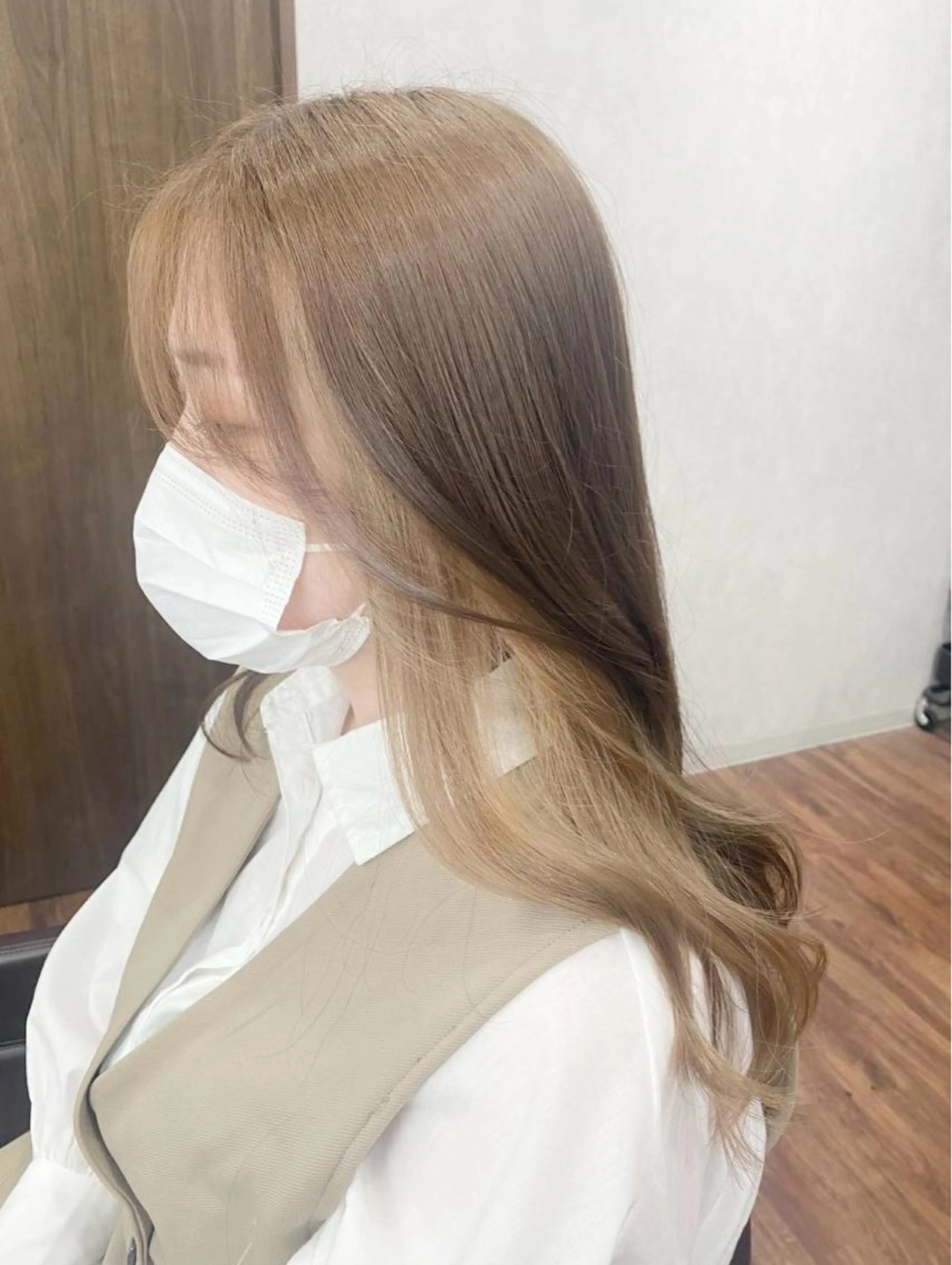 ロング カラー カット ヘアカラー ＳＨＩ ＺＵのヘアスタイル