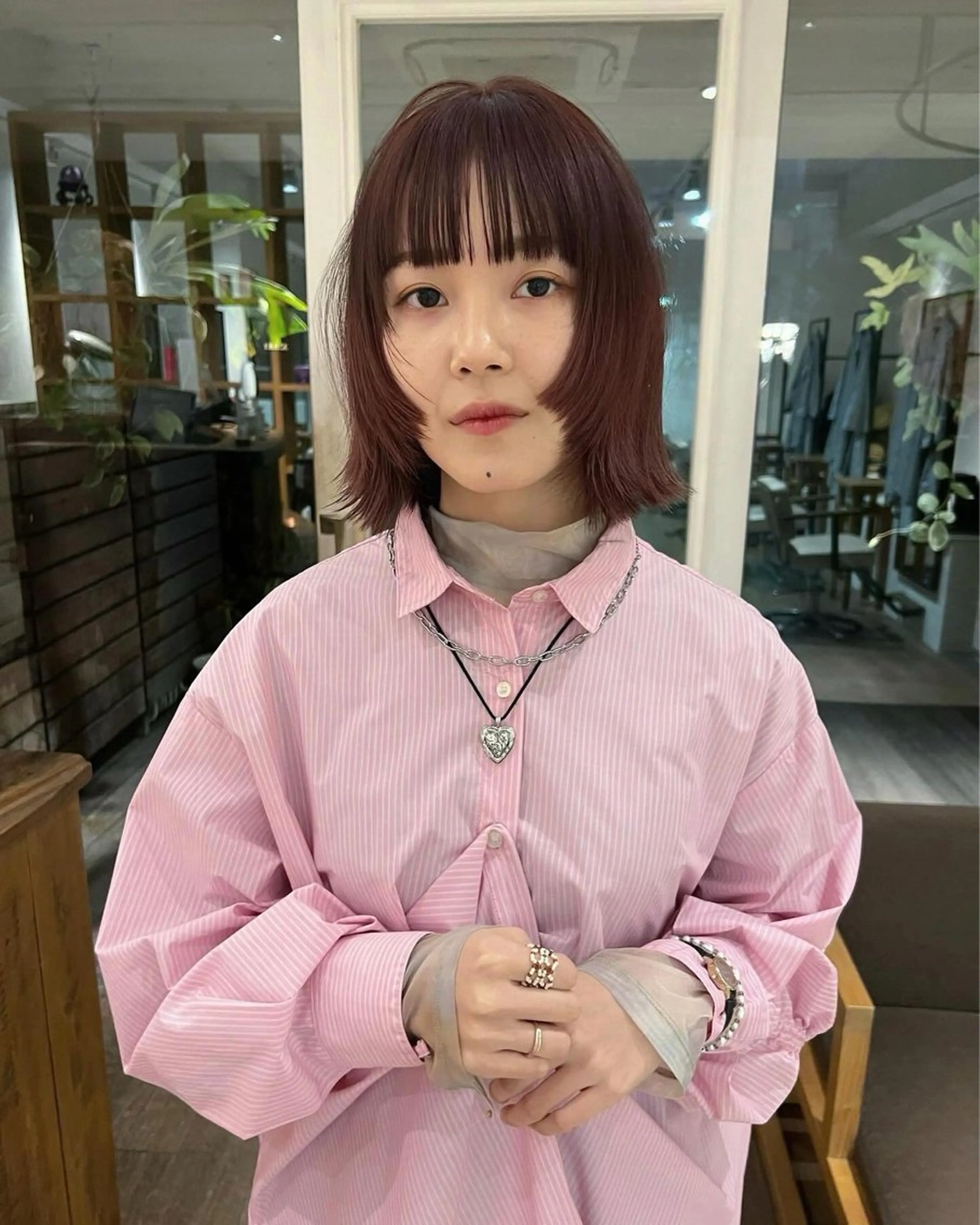 カラー KNACK/天王寺 美容室/レイヤーのヘアスタイル