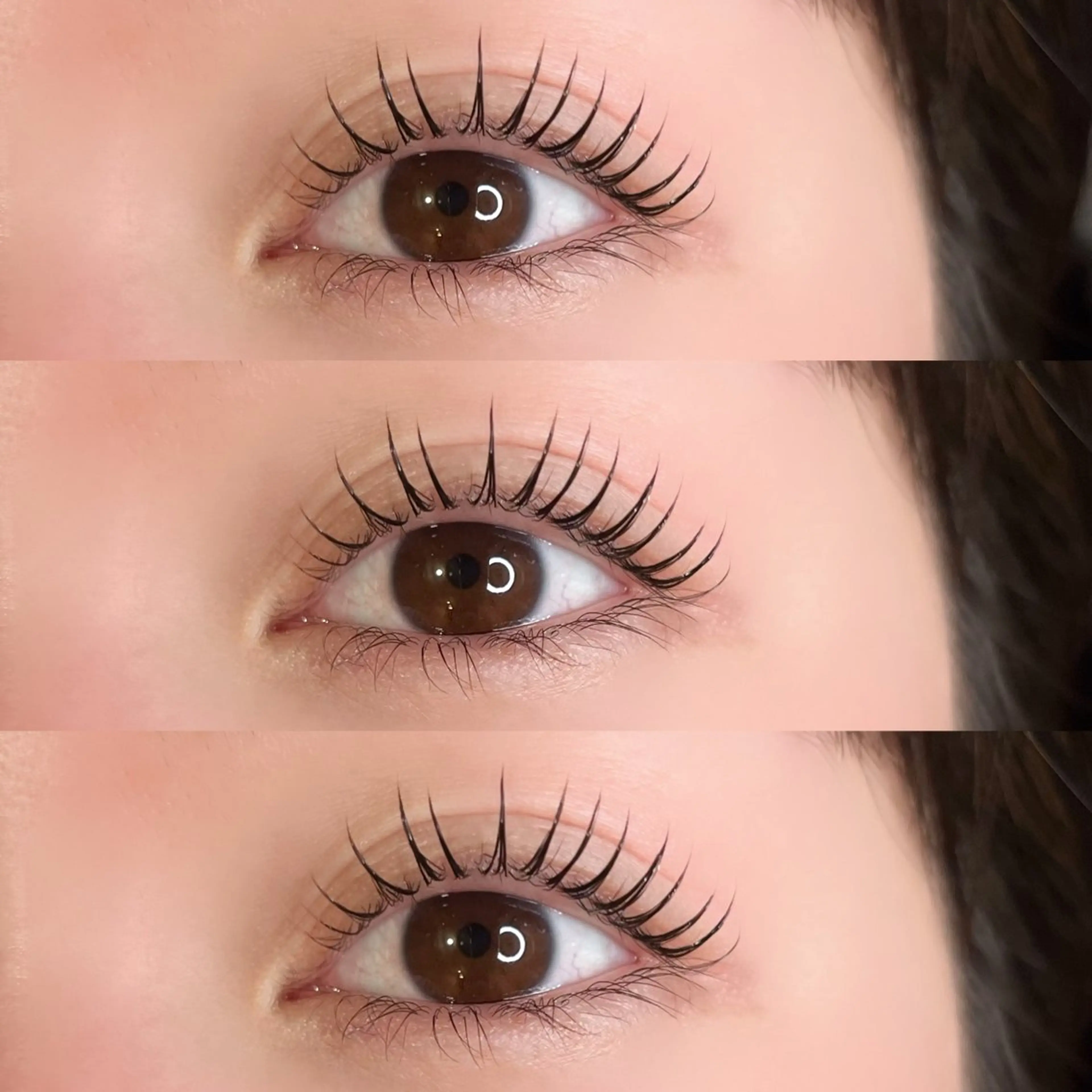 マツエク・マツパ 束感まつ毛 韓国風マツエク パリジェンヌラッシュリフト まつげパーマ 一重×まつ毛パーマ 眉毛／まつ毛サロン Ayamiのマツエク・マツパデザイン