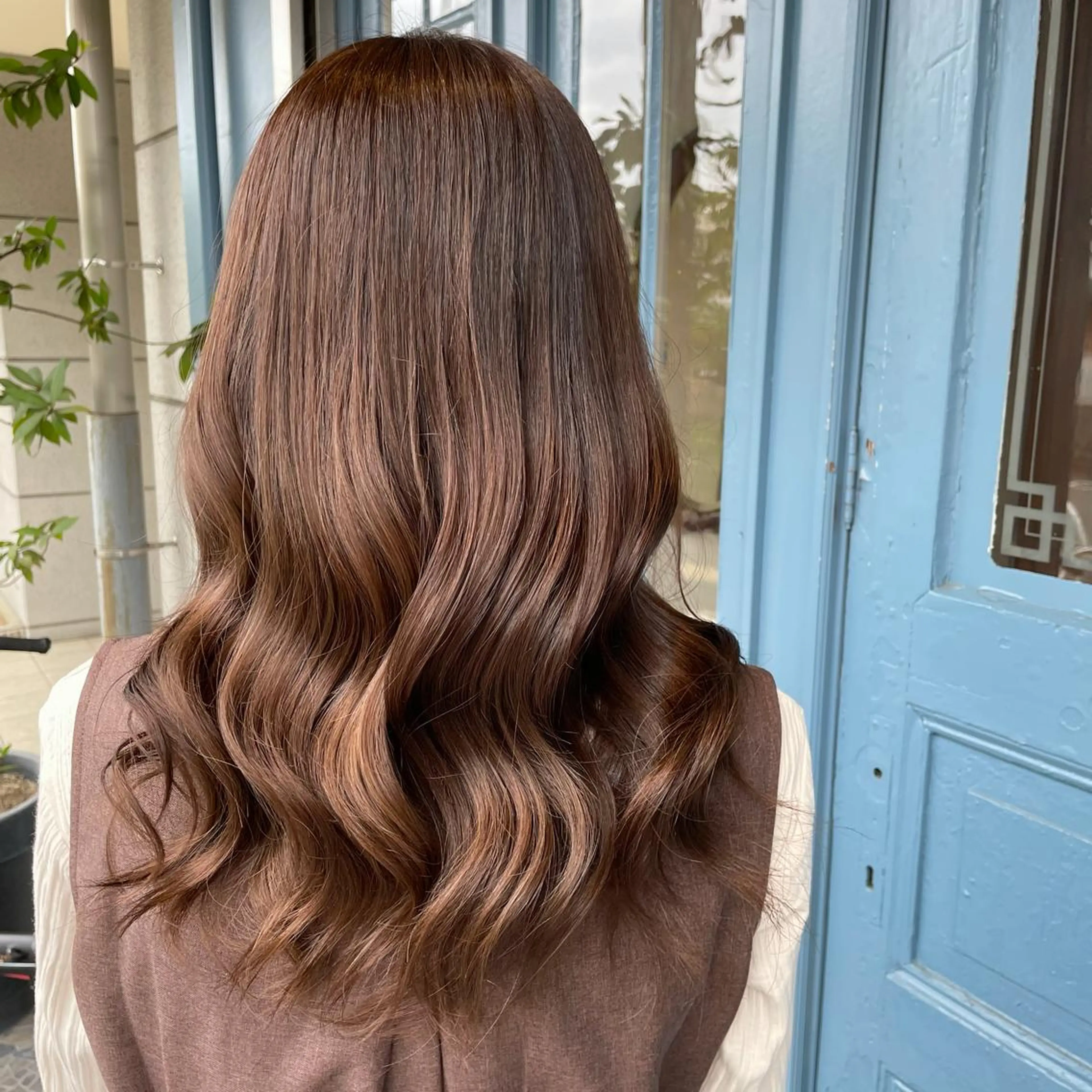 セミロング カラー 齋藤 樹里のヘアスタイル