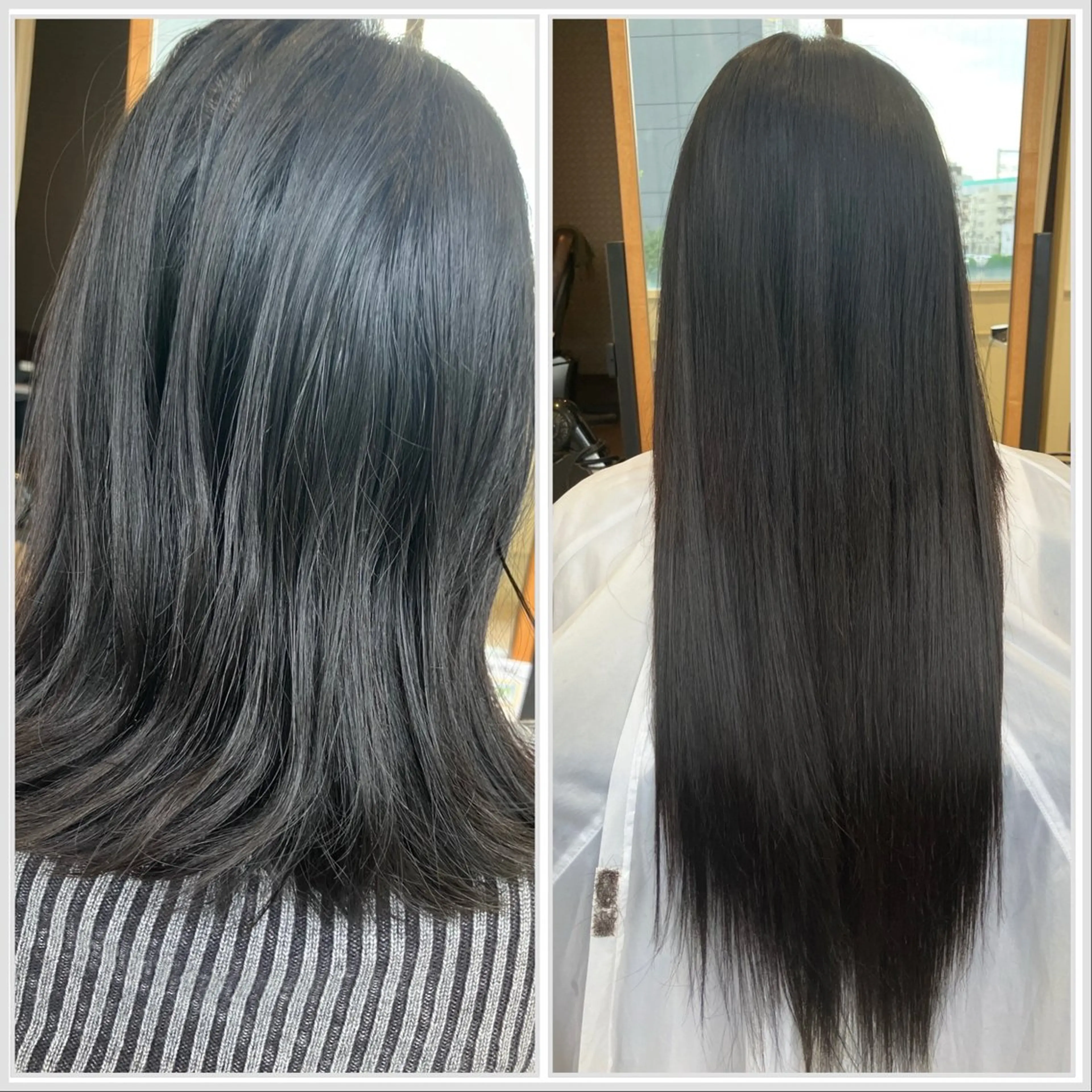 ミディアム エクステ エクステ エクステブリーチ矯正 griFFicaのヘアスタイル