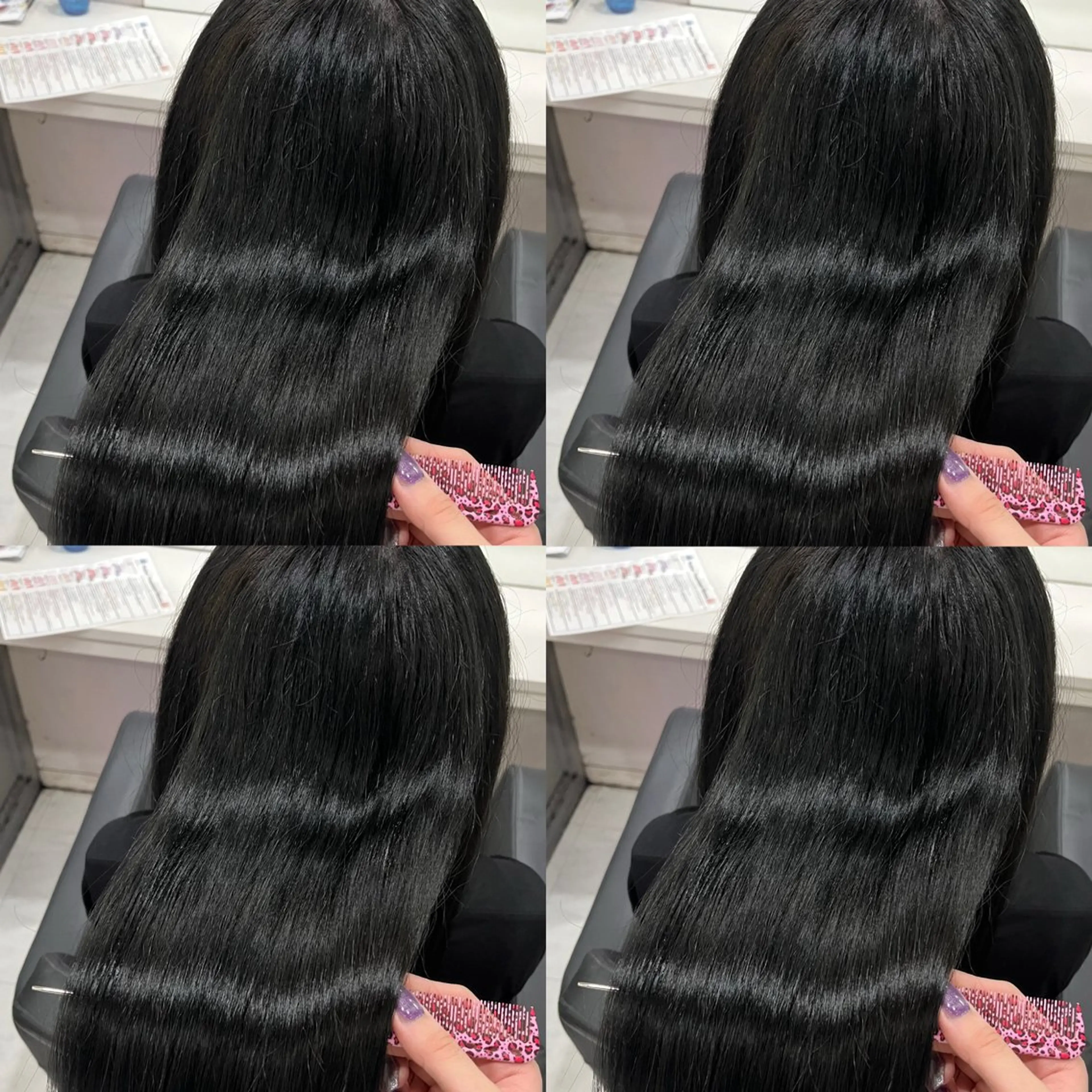 ロング カラー ヘアカラー トリートメント 🦋REISA🦋 エクステ×ハイトーンのヘアスタイル