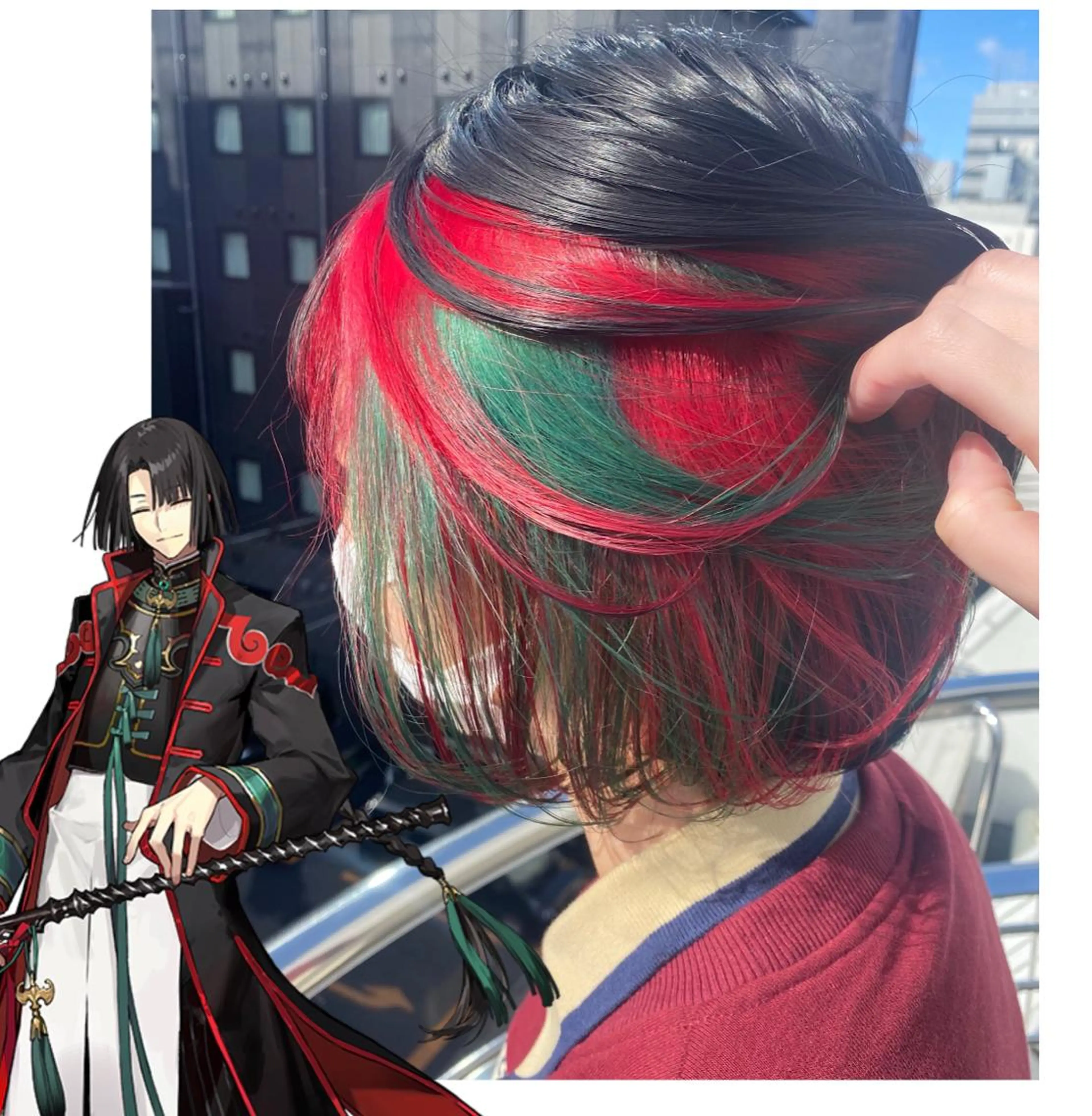 ショート カラー TSUNO🦖 派手髪/オタク美容師のヘアスタイル