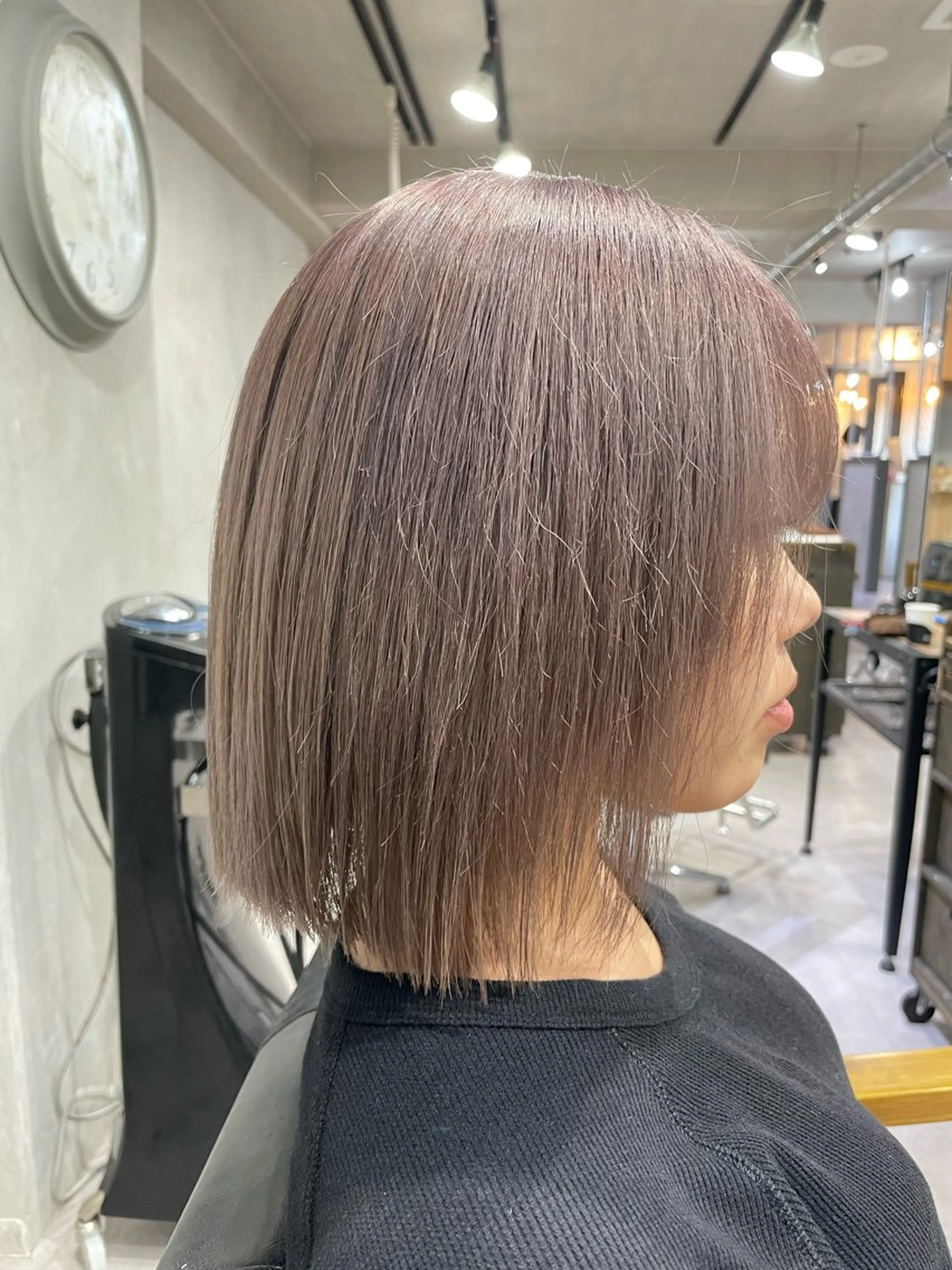 ミディアム カラー 🌈透明感カラー 韓国 ミライ🇰🇷のヘアスタイル