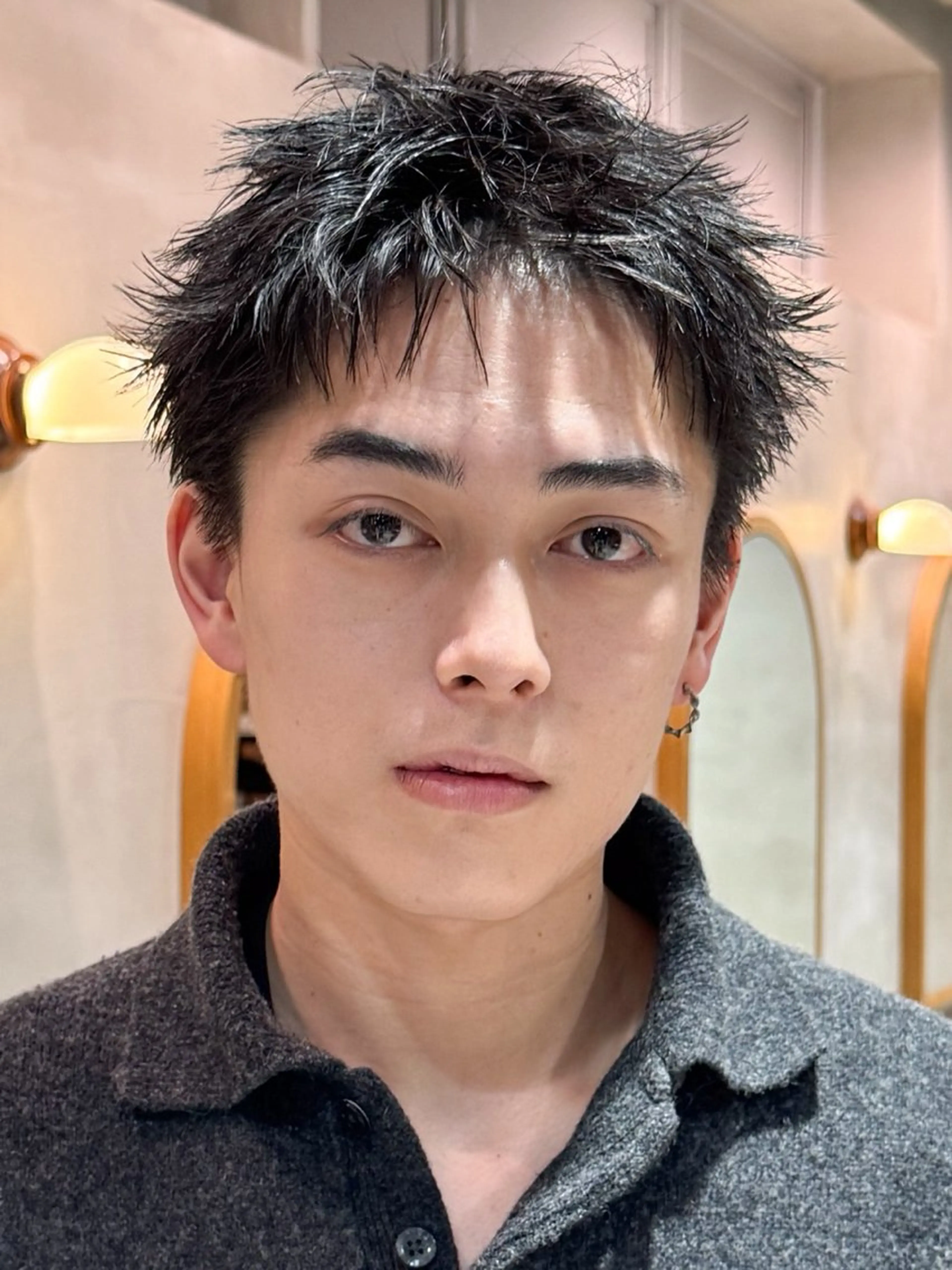 ショート メンズ 深谷 侑亮のヘアスタイル