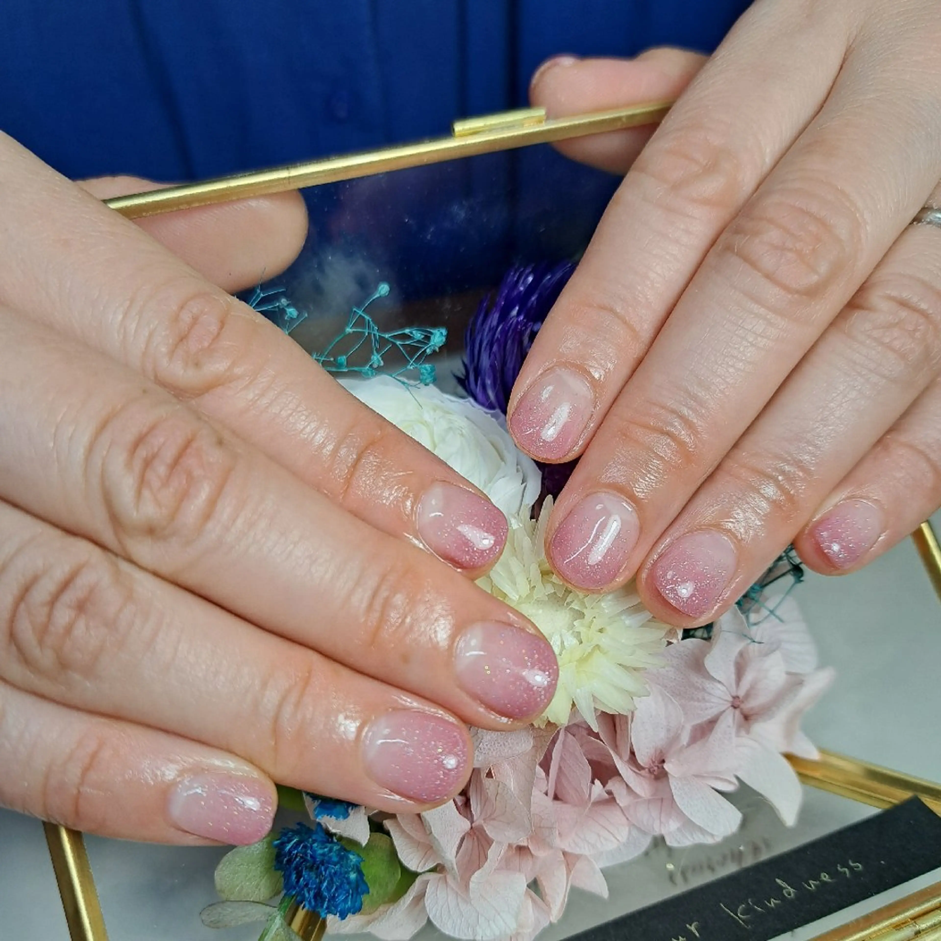 ネイル グラデーション ラメ(グリッター) ラメグラデーション HAYASHI  Nのネイルデザイン