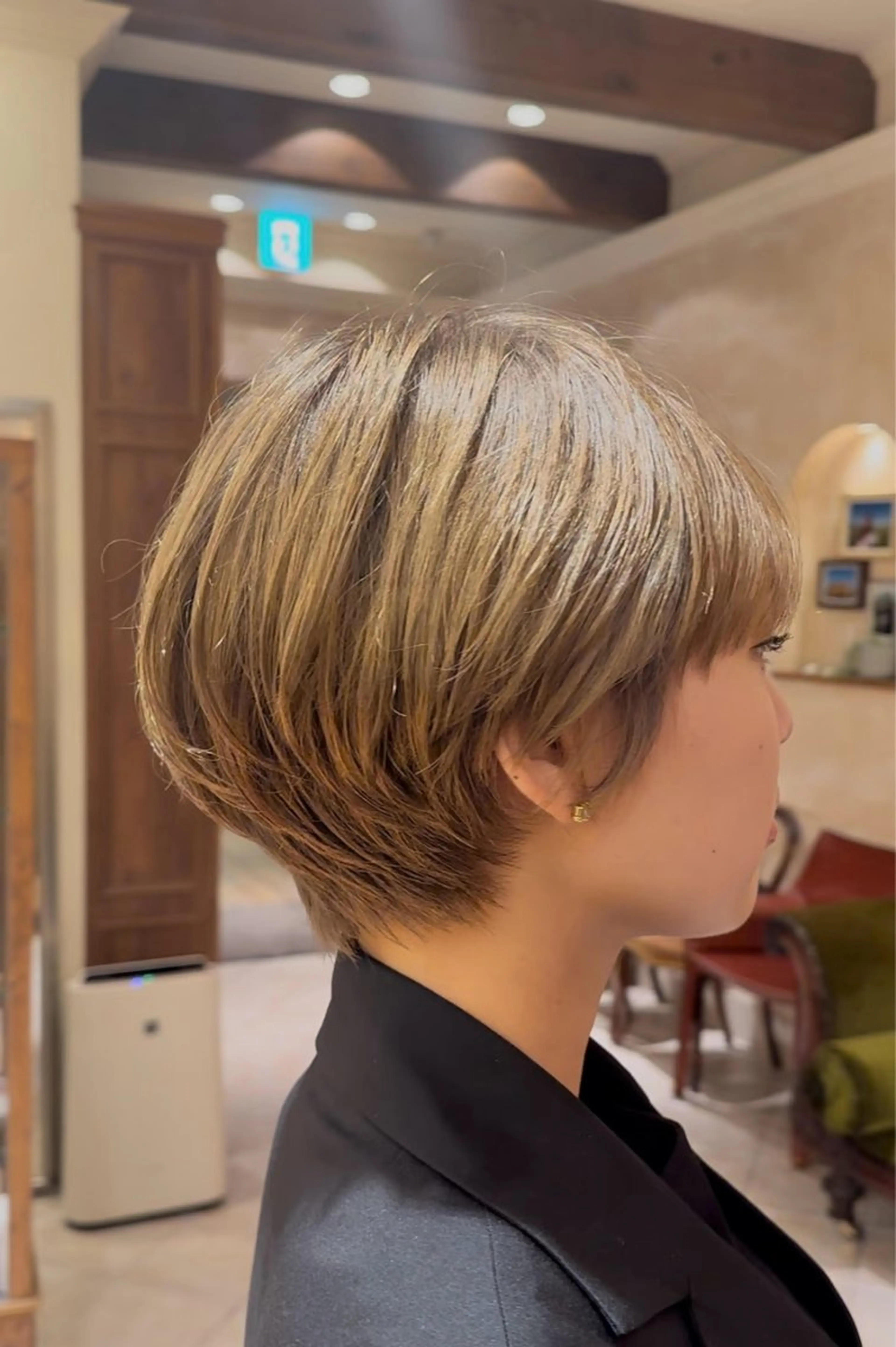 ショート 顔周りカット ショートヘア カットモデル/ 大森弘貴のヘアスタイル