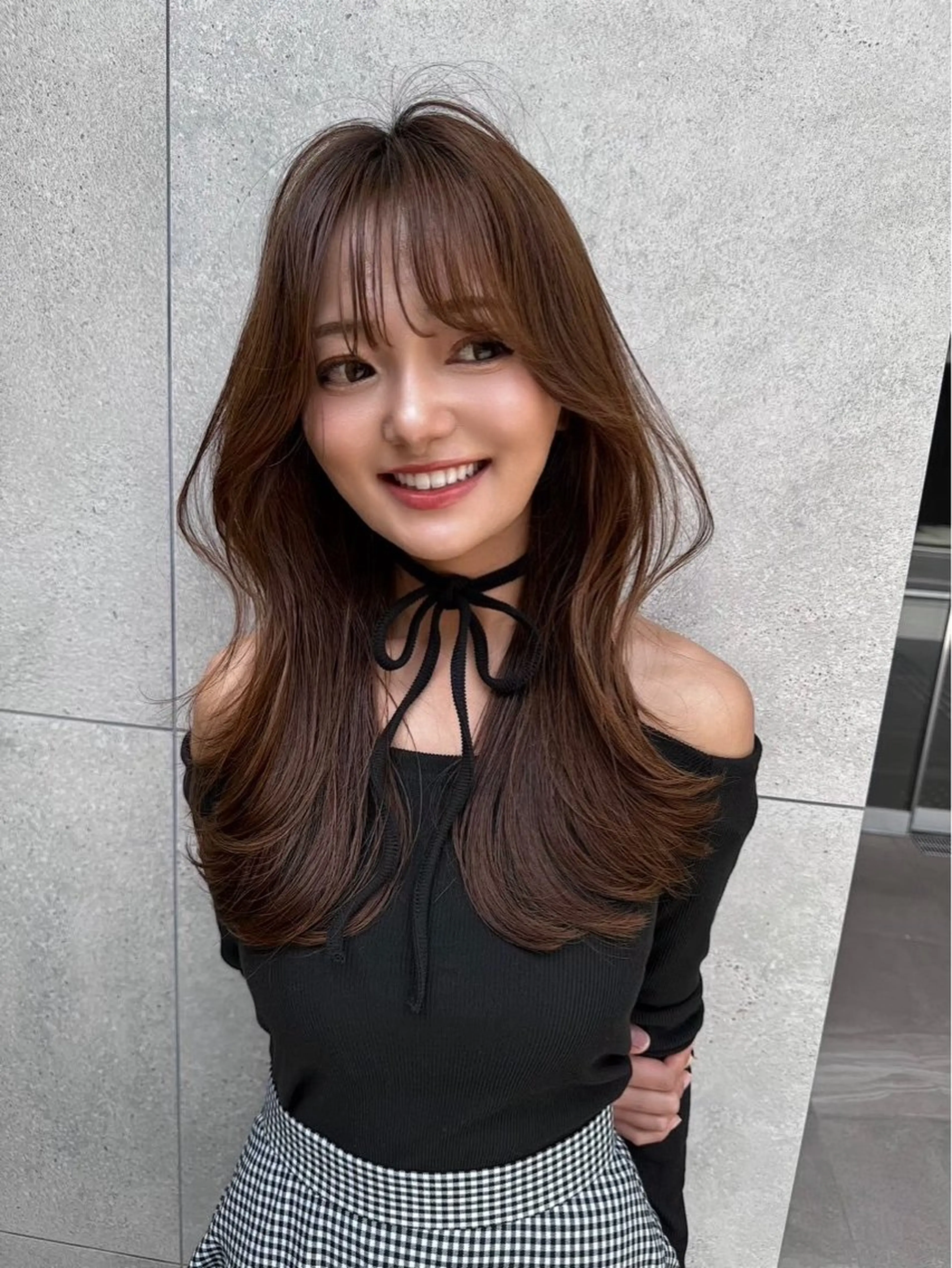 カラー ❤️ブリーチなし💚 ダブルカラー平野実花のヘアスタイル