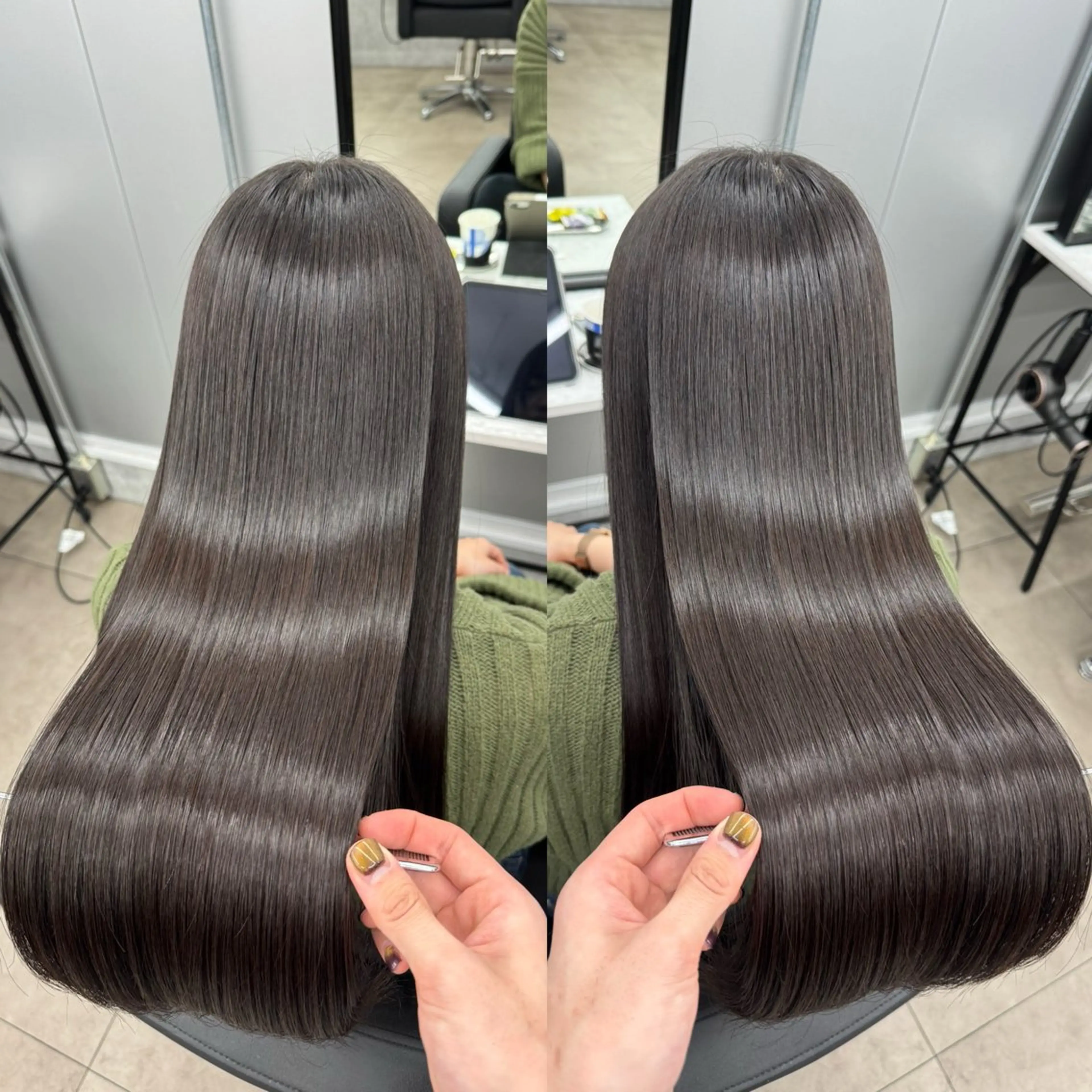 ロング カラー 髪質改善 縮毛矯正 カット ヘアカラー トリートメント ヘッドスパ 🌈代表 🌈macotoのヘアスタイル