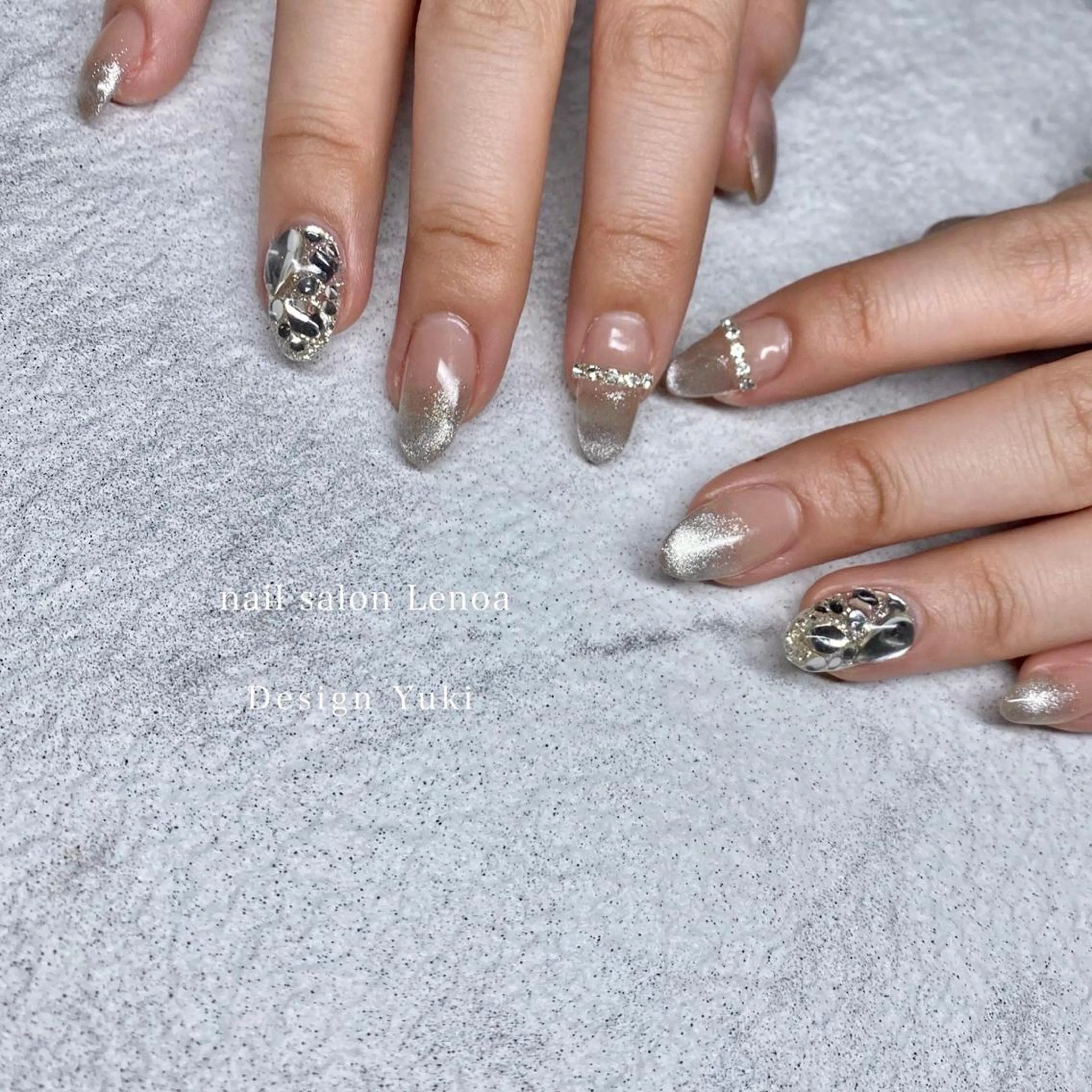 ネイル ハンドネイル Lenoa Yukiのネイルデザイン