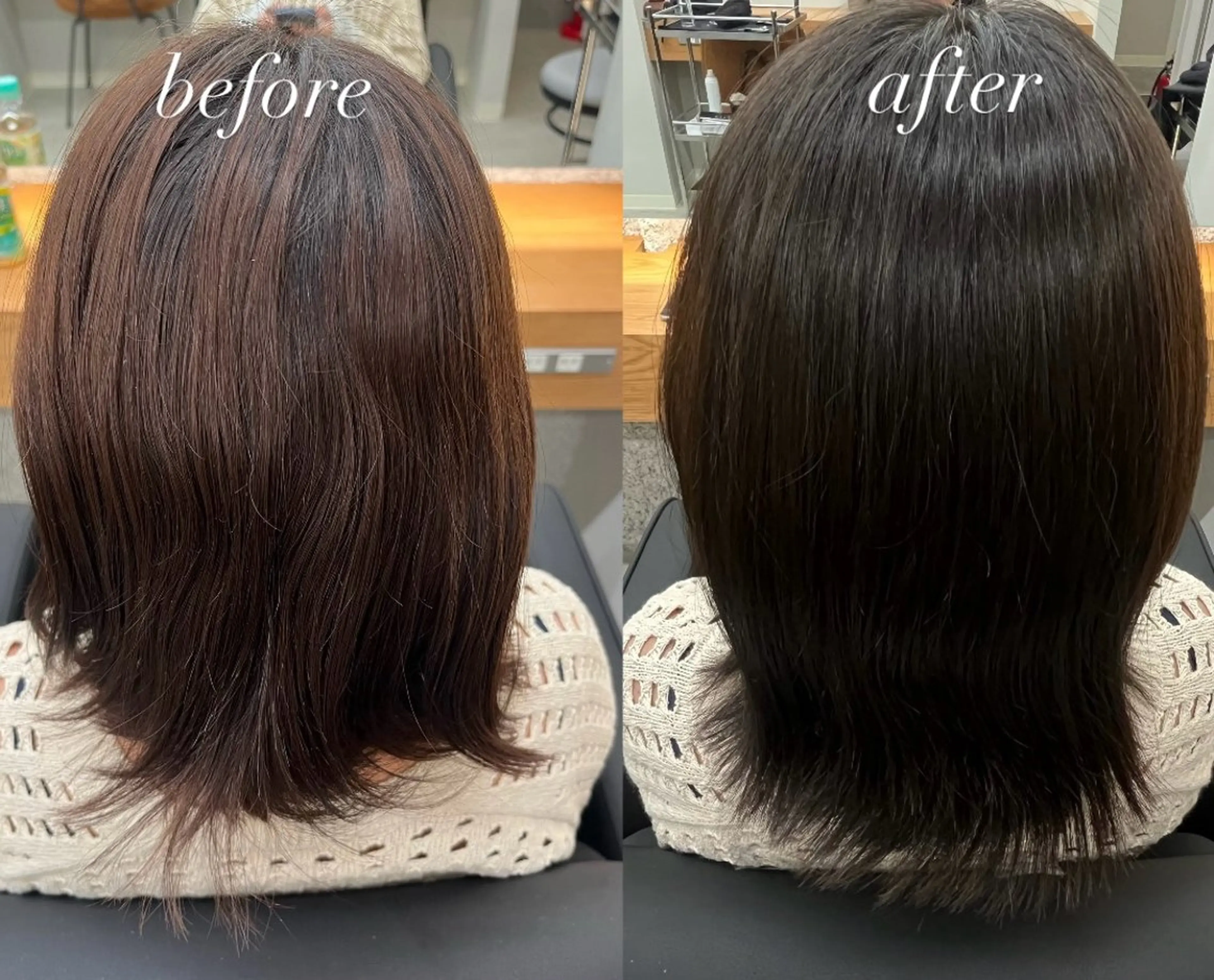 カラー pocket渋谷 /  kurumiのヘアスタイル