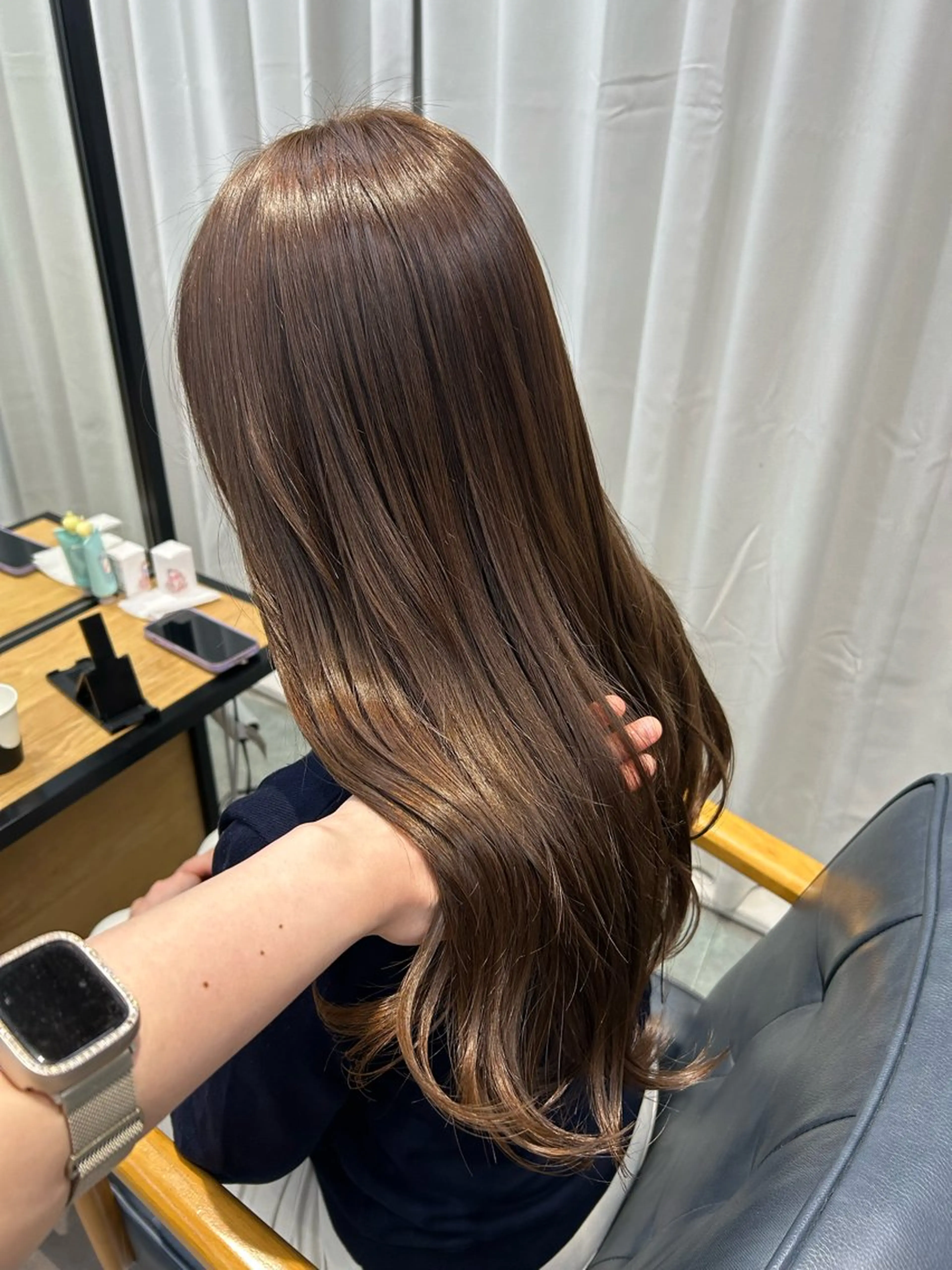 セミロング カラー カット ヘアカラー アニメオタク美容師/ miharuのヘアスタイル