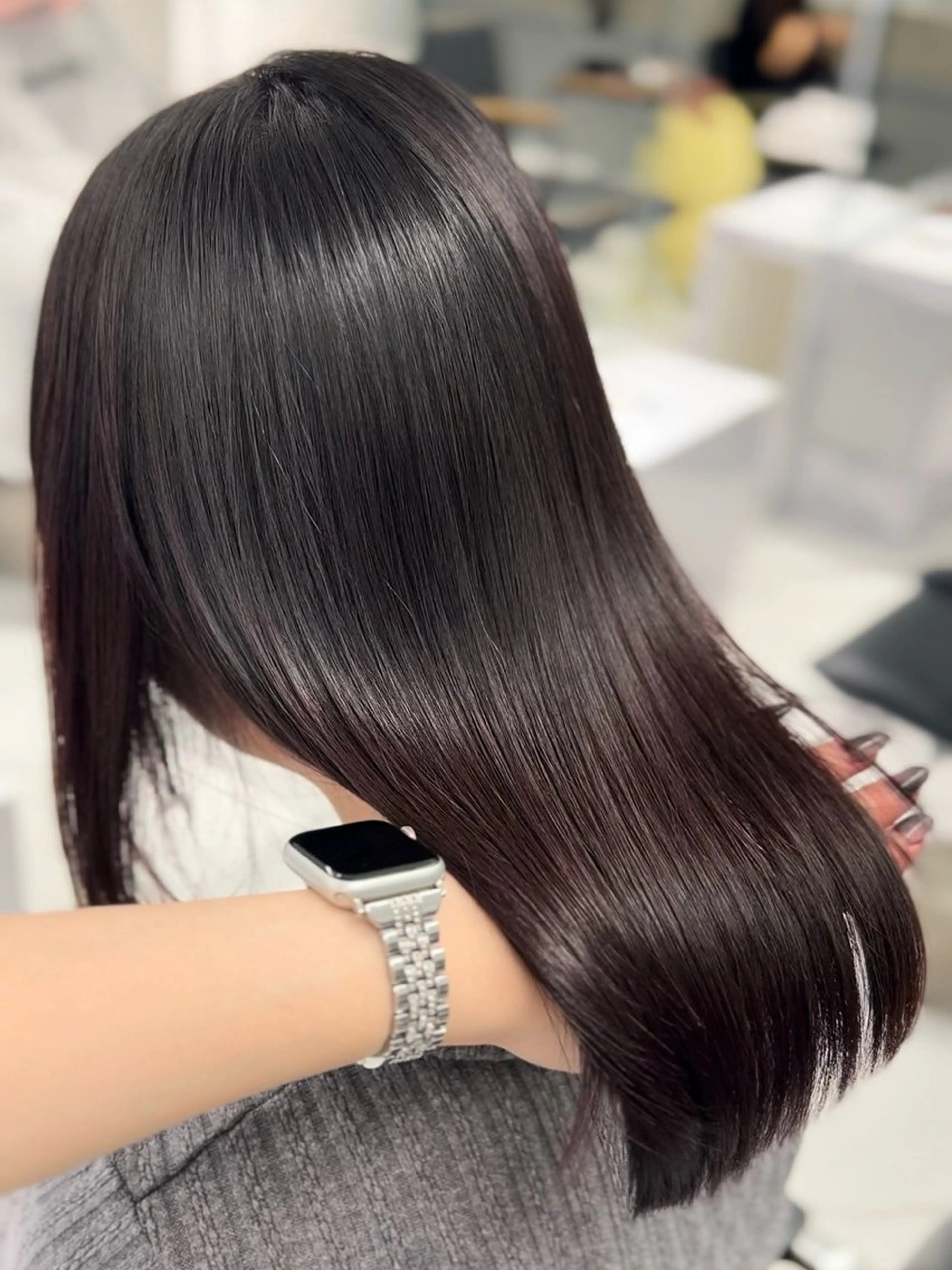 ショート カラー カシス レッドカラー 髪質改善 トリートメント shizuna/平尾 /カラー/髪質改善のヘアスタイル