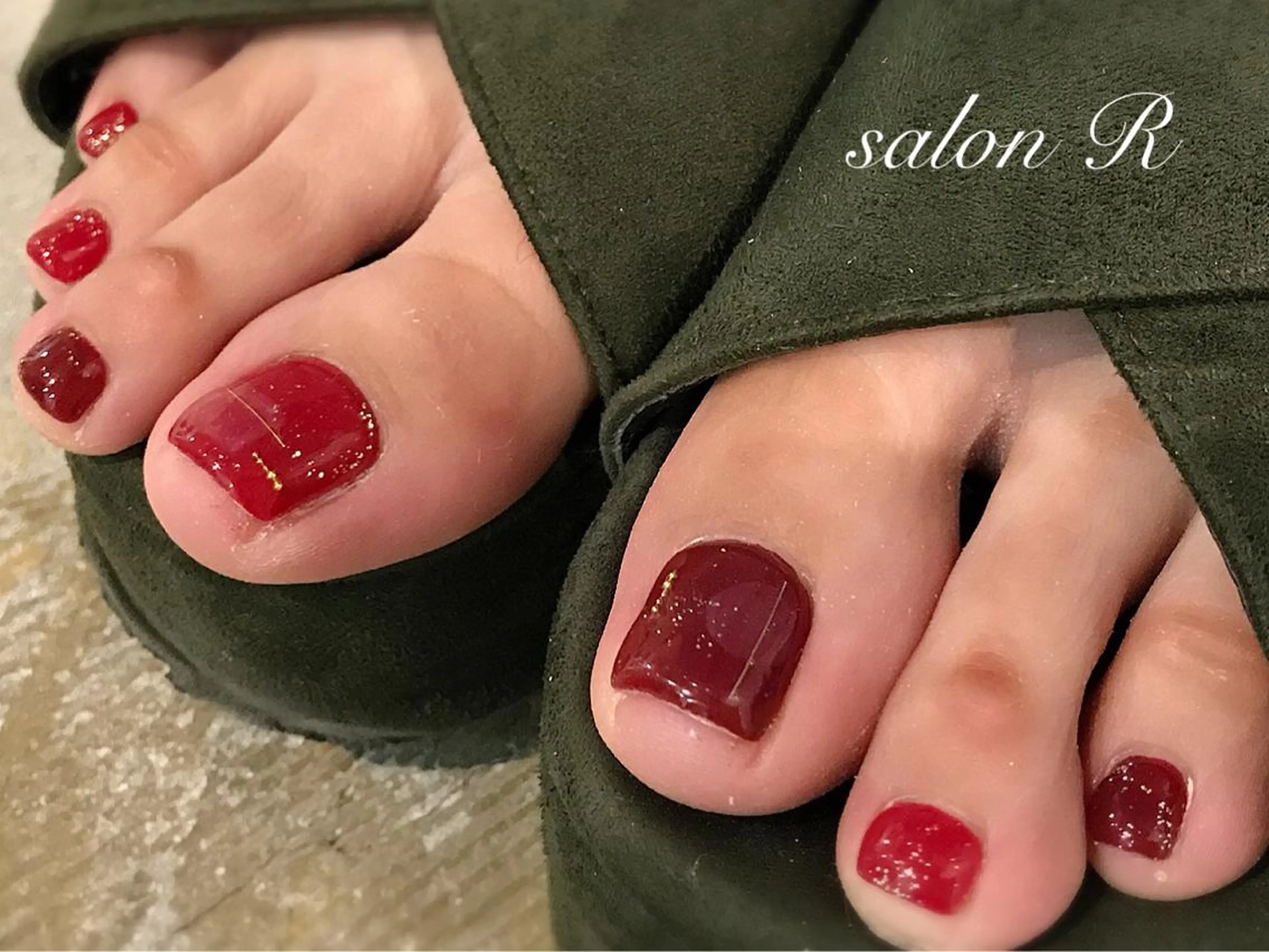 ネイル フットネイル ニュアンスネイル NARUMI HYODOのネイルデザイン