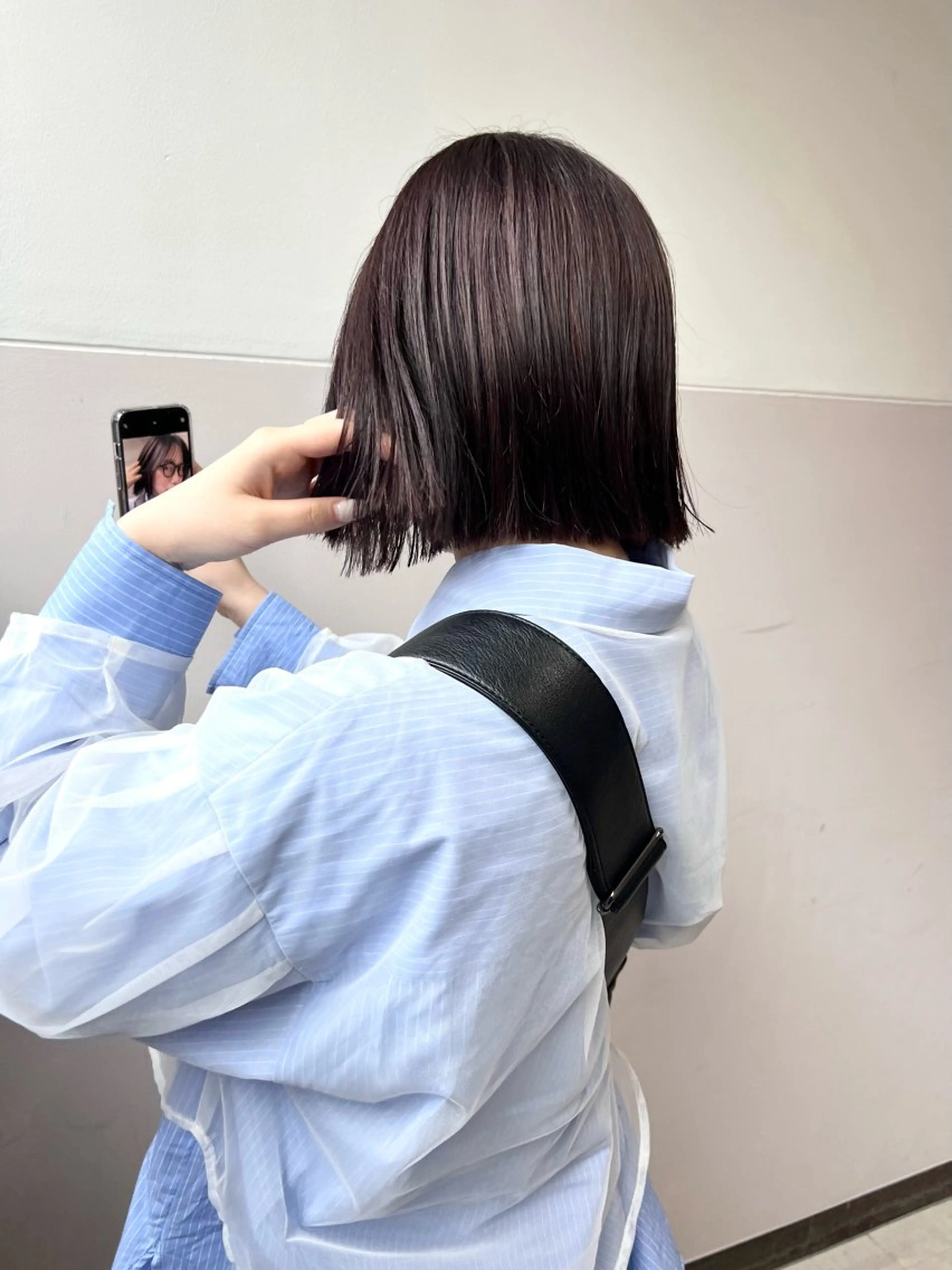 ショート カラー カット ヘアカラー トリートメント 樫原裕二/レイヤー カット/透明感カラーのヘアスタイル