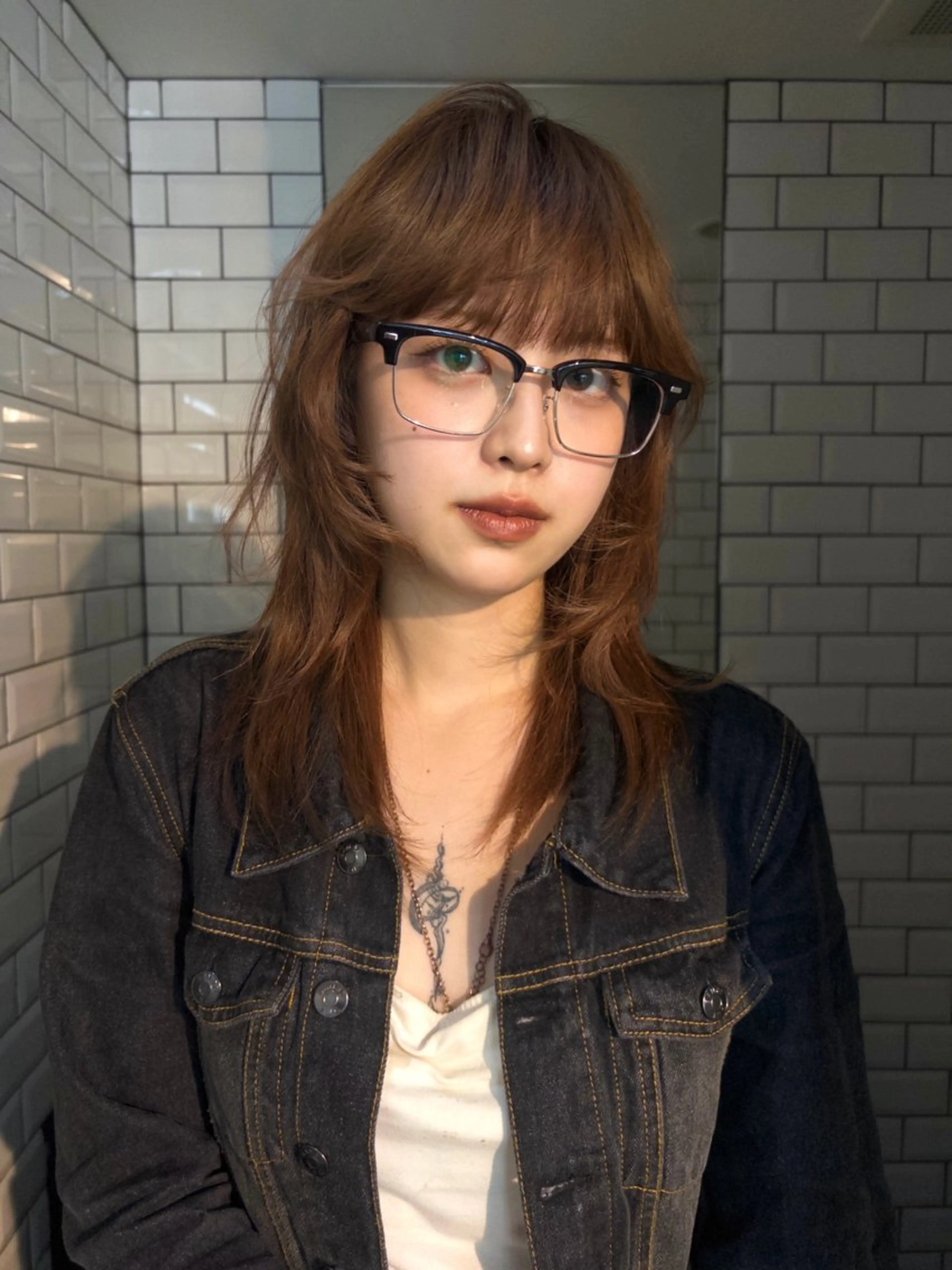 ミディアム カラー ヘアアレンジ ヘアカラー ニュアンスカラー🧶 nanacoのヘアスタイル