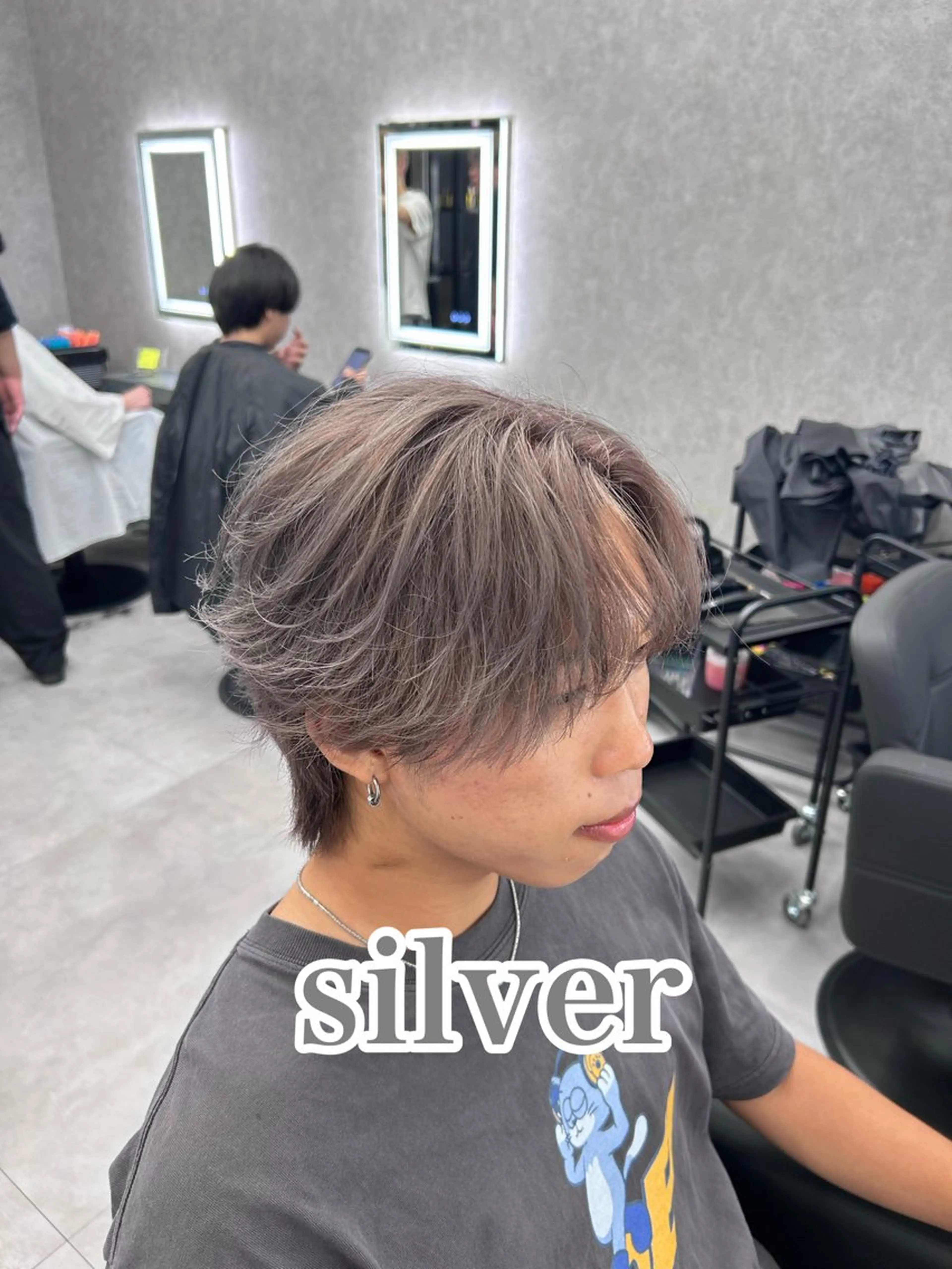 ショート カラー パーマ メンズ カット ヘアカラー メンズ特化 👑YUTAのヘアスタイル