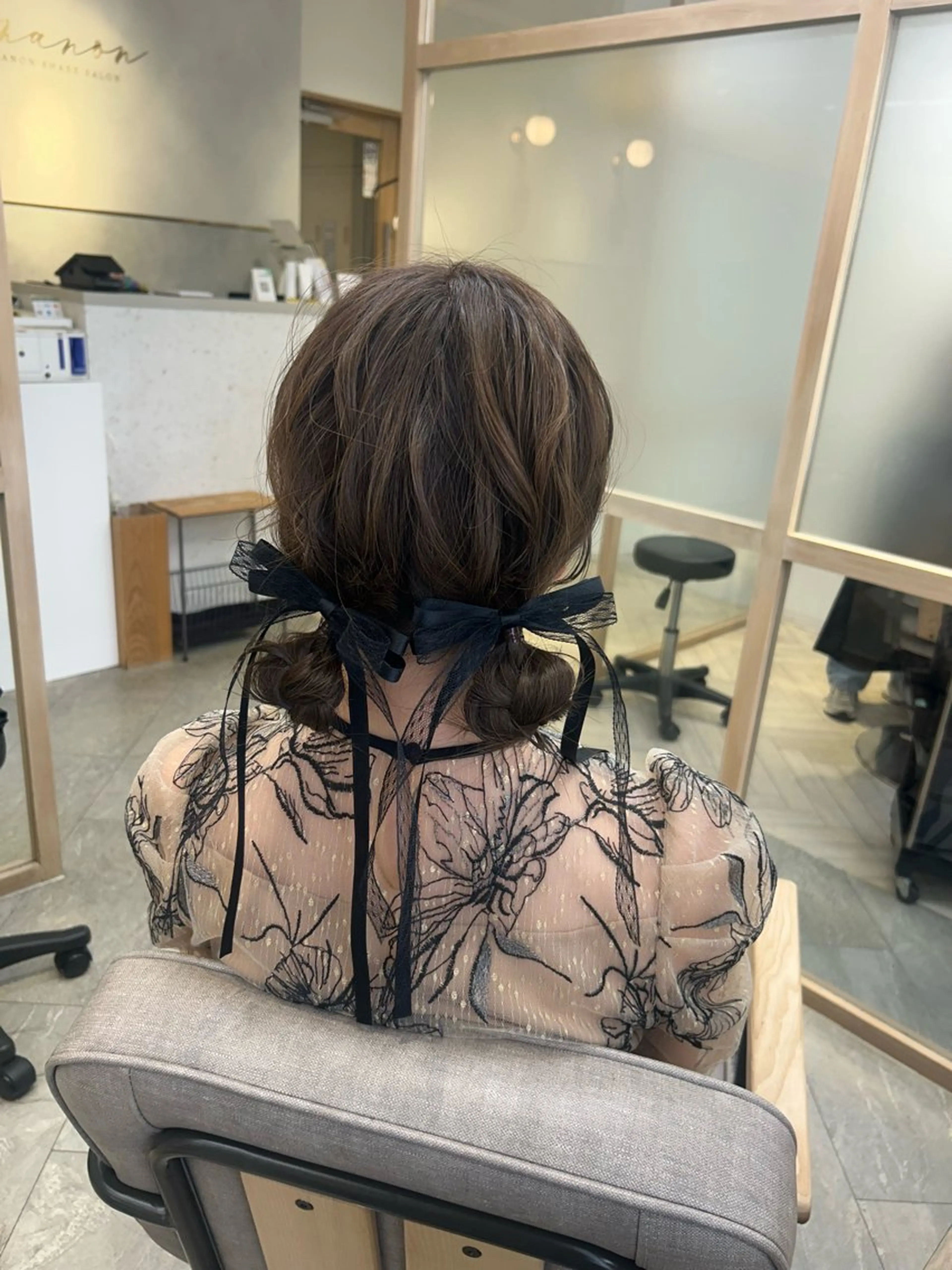 ミディアム ヘアセット 🍀秋山 桃子🍀のヘアスタイル