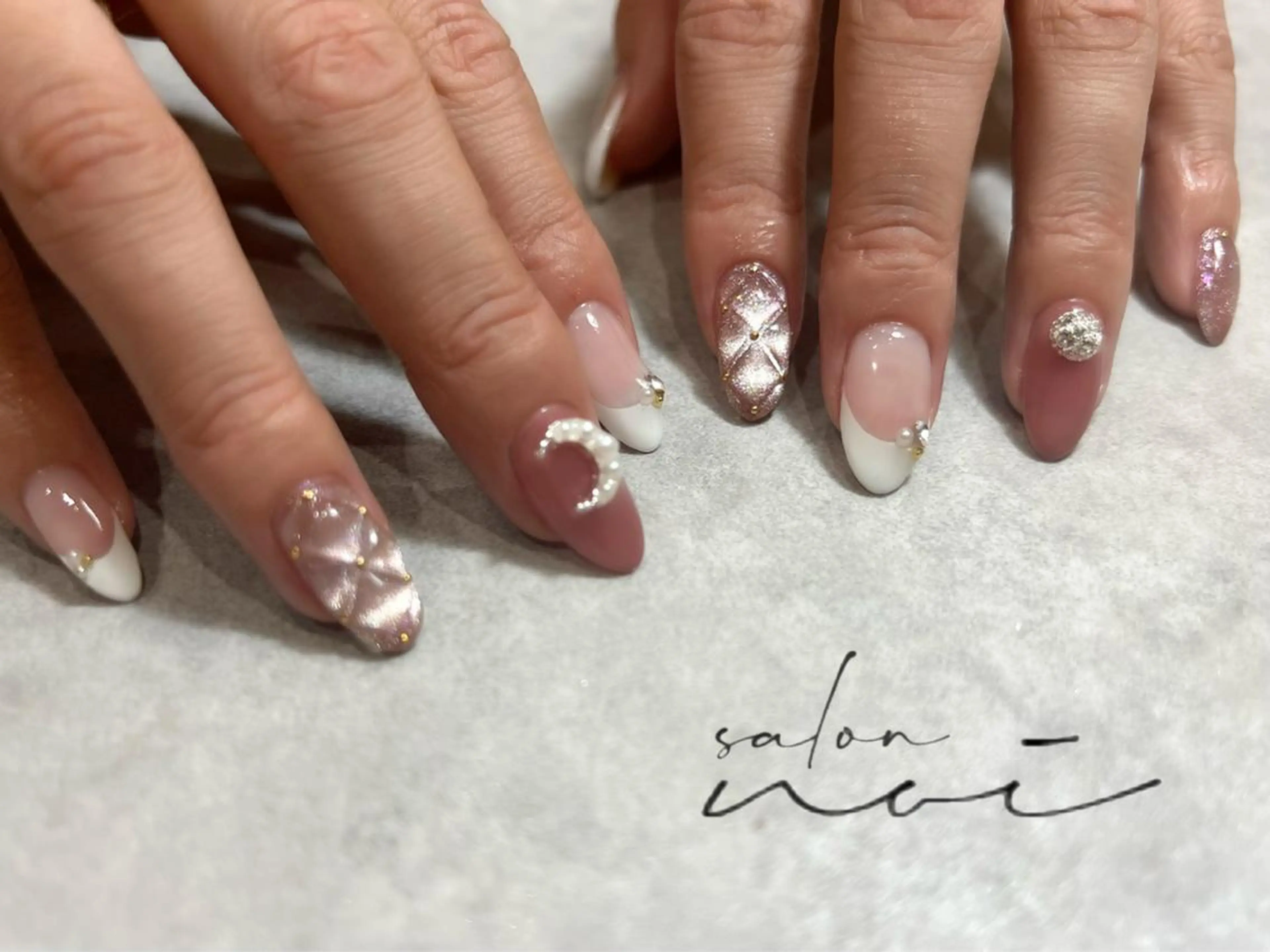 ネイル マグネットネイル ハンドネイル salon noiのネイルデザイン