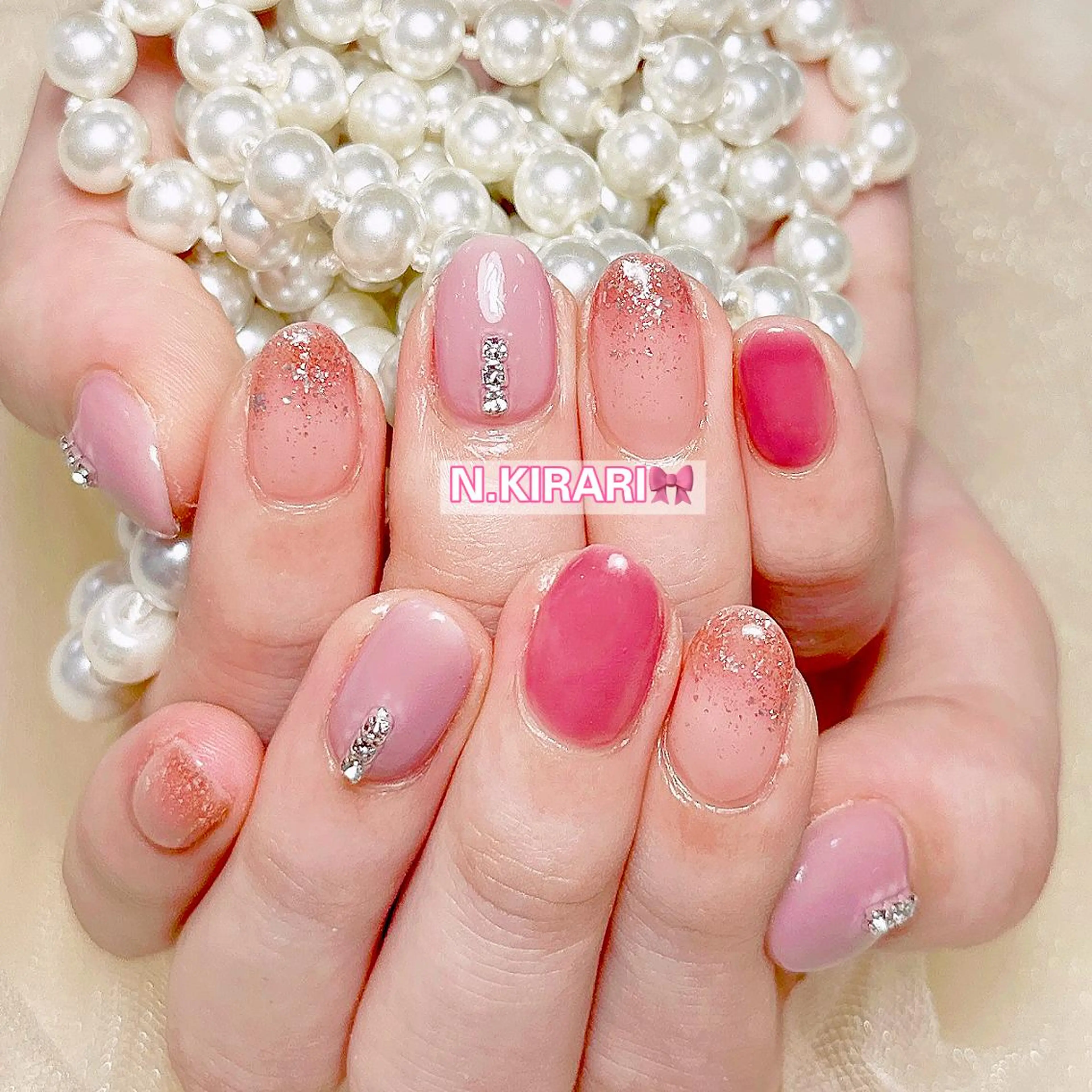 ネイル 🎀 ユズ 🎀のネイルデザイン
