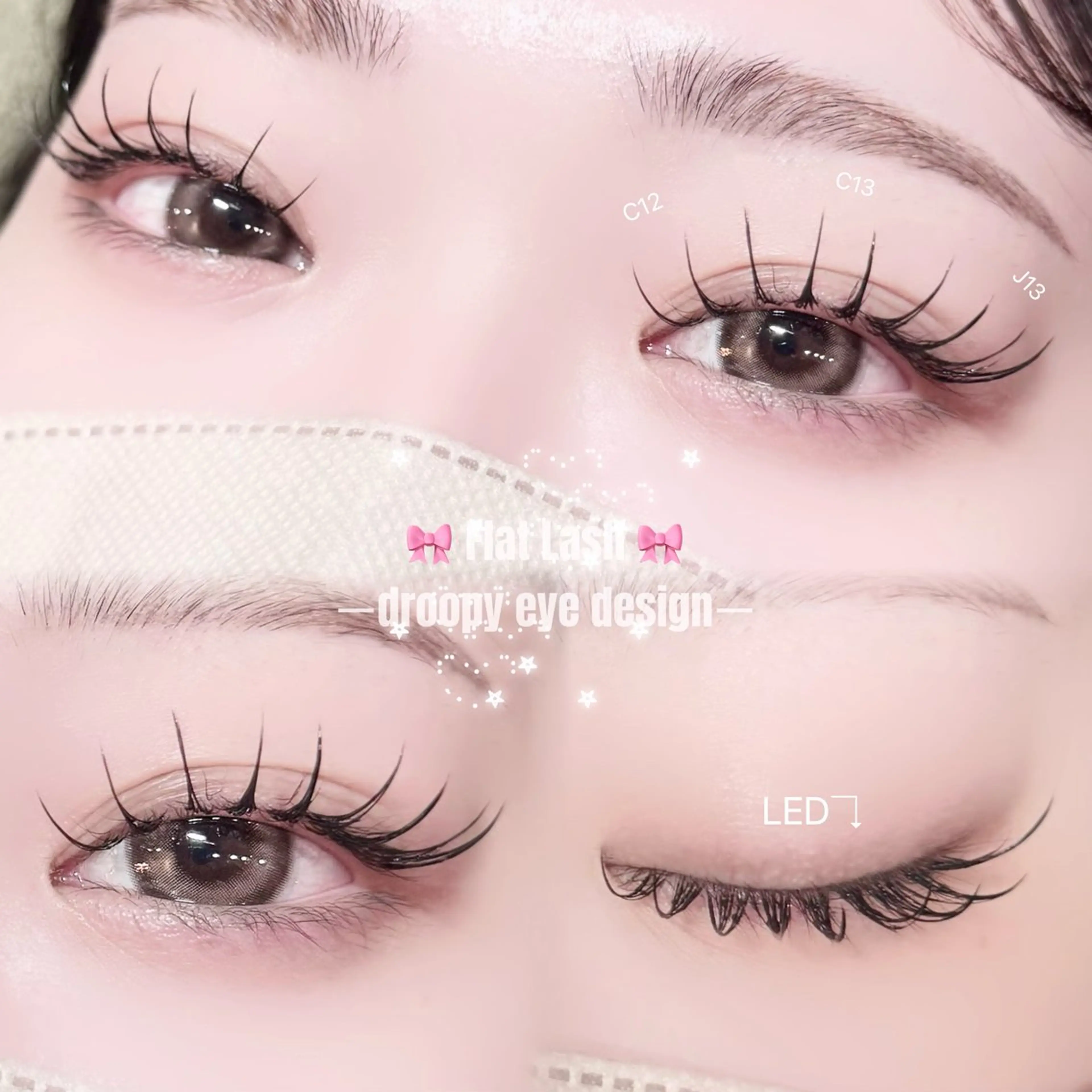 マツエク・マツパ フラットラッシュ マツエク OLIVIA 恵比寿 🎀岡田のマツエク・マツパデザイン